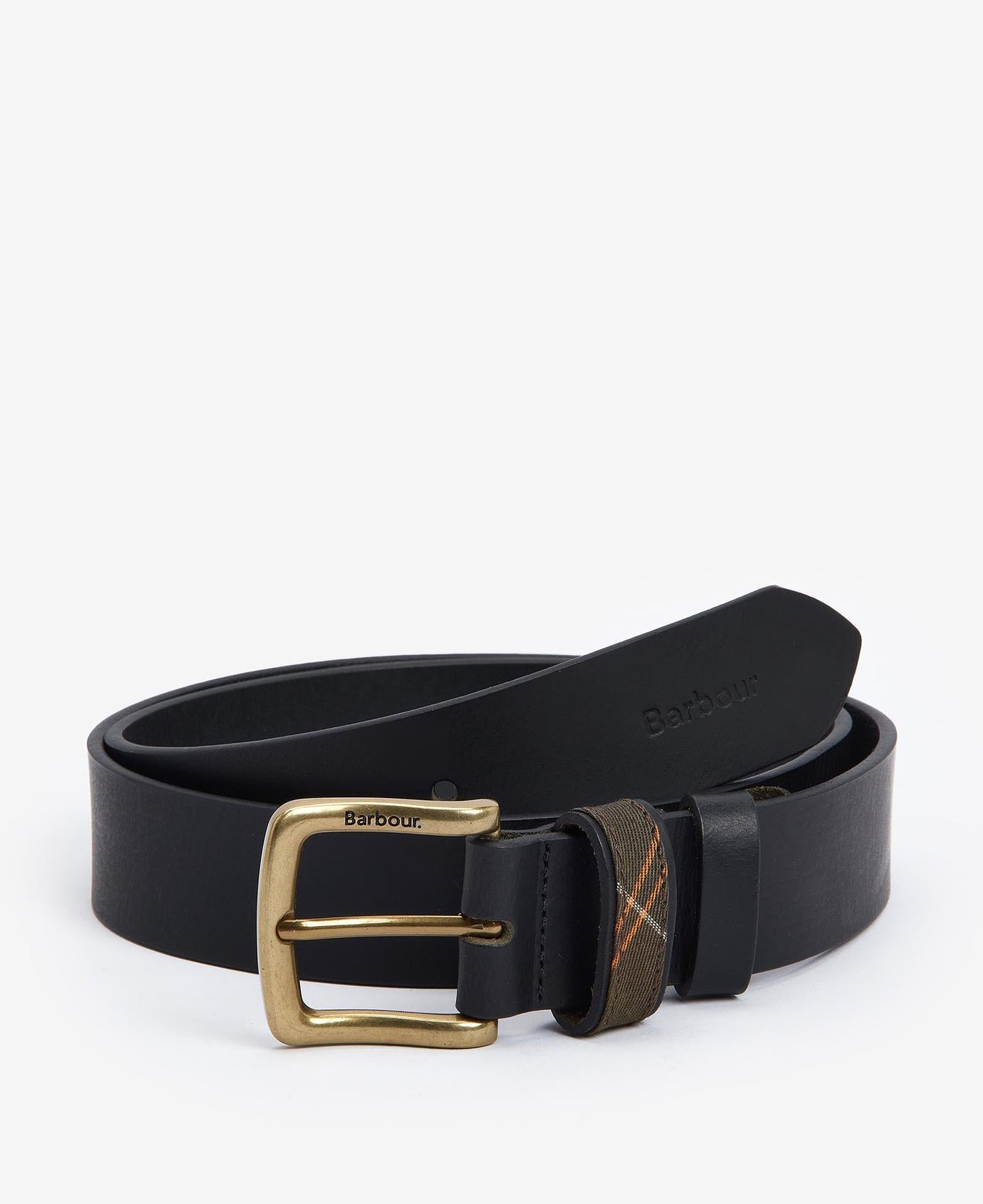 Barbour Esk Leather Belt, Black - Matt O'Brien Fashions