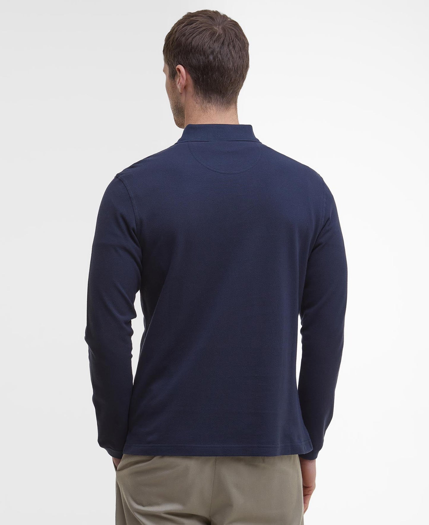 Barbour Essential Long Sleeve Sport Polo - Matt O'Brien Fashions