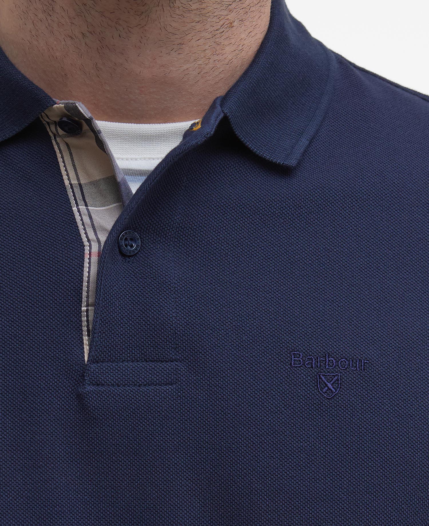 Barbour Essential Long Sleeve Sport Polo - Matt O'Brien Fashions