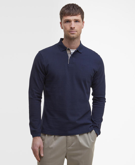 Barbour Essential Long Sleeve Sport Polo - Matt O'Brien Fashions