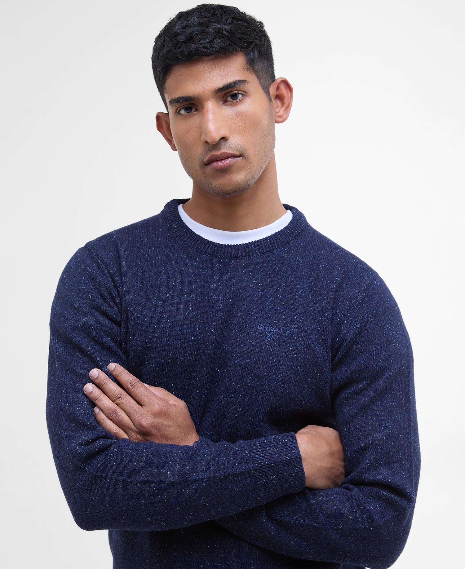 Barbour Essential Tisbury Crew Sweater - Matt O'Brien Fashions