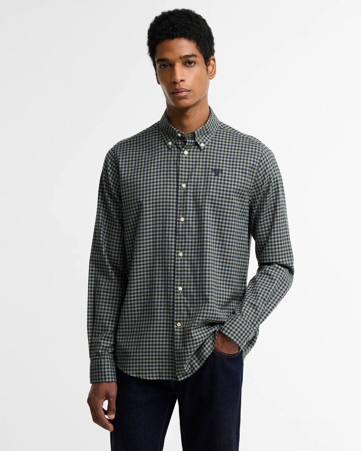 Barbour Finkle Tailored Gingham Shirt - Matt O'Brien Fashions