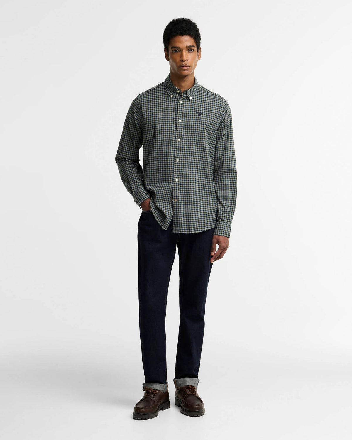 Barbour Finkle Tailored Gingham Shirt - Matt O'Brien Fashions