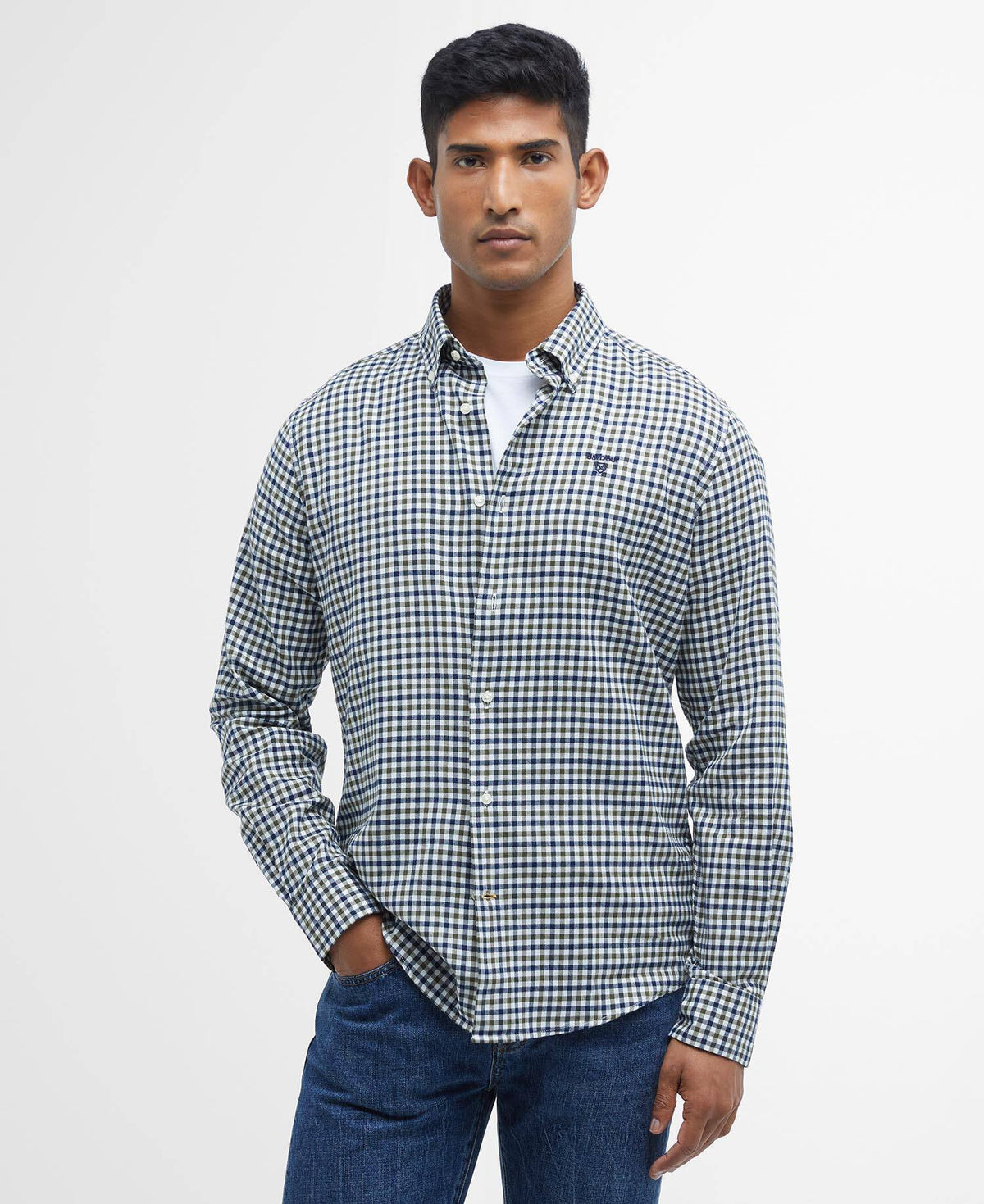Barbour Finkle Tailored Gingham Shirt - Matt O'Brien Fashions