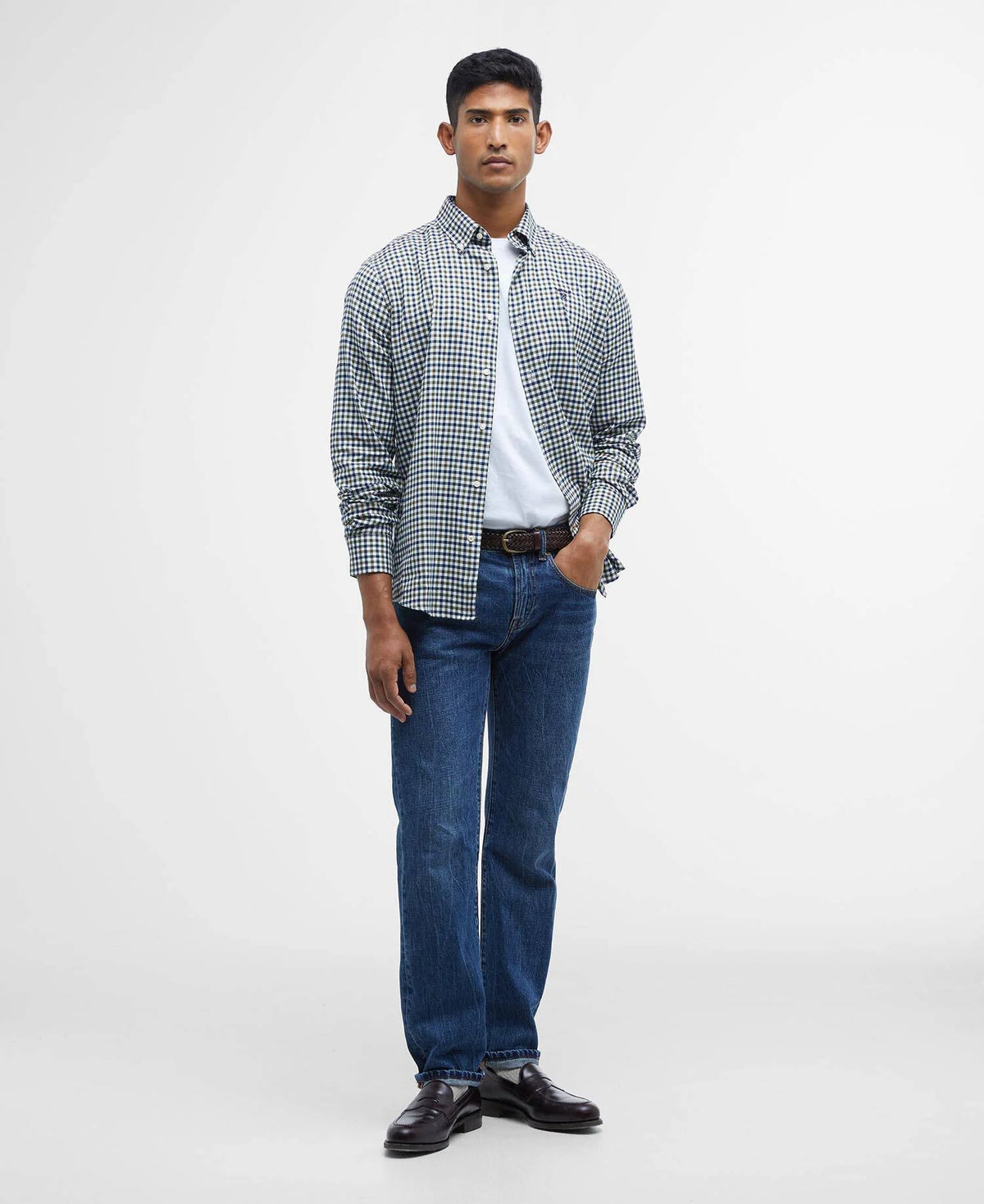 Barbour Finkle Tailored Gingham Shirt - Matt O'Brien Fashions
