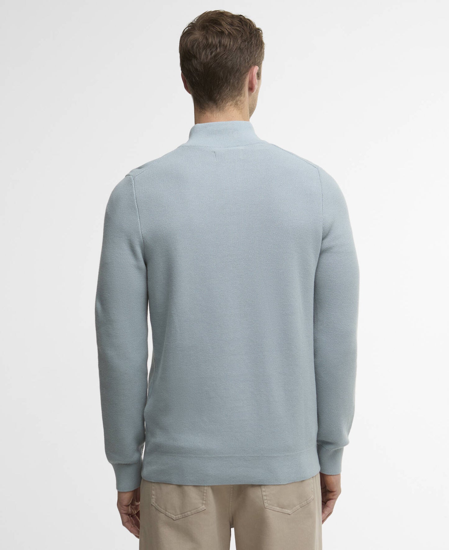 Barbour Honeycomb Quarter Zip Jumper - Matt O'Brien Fashions