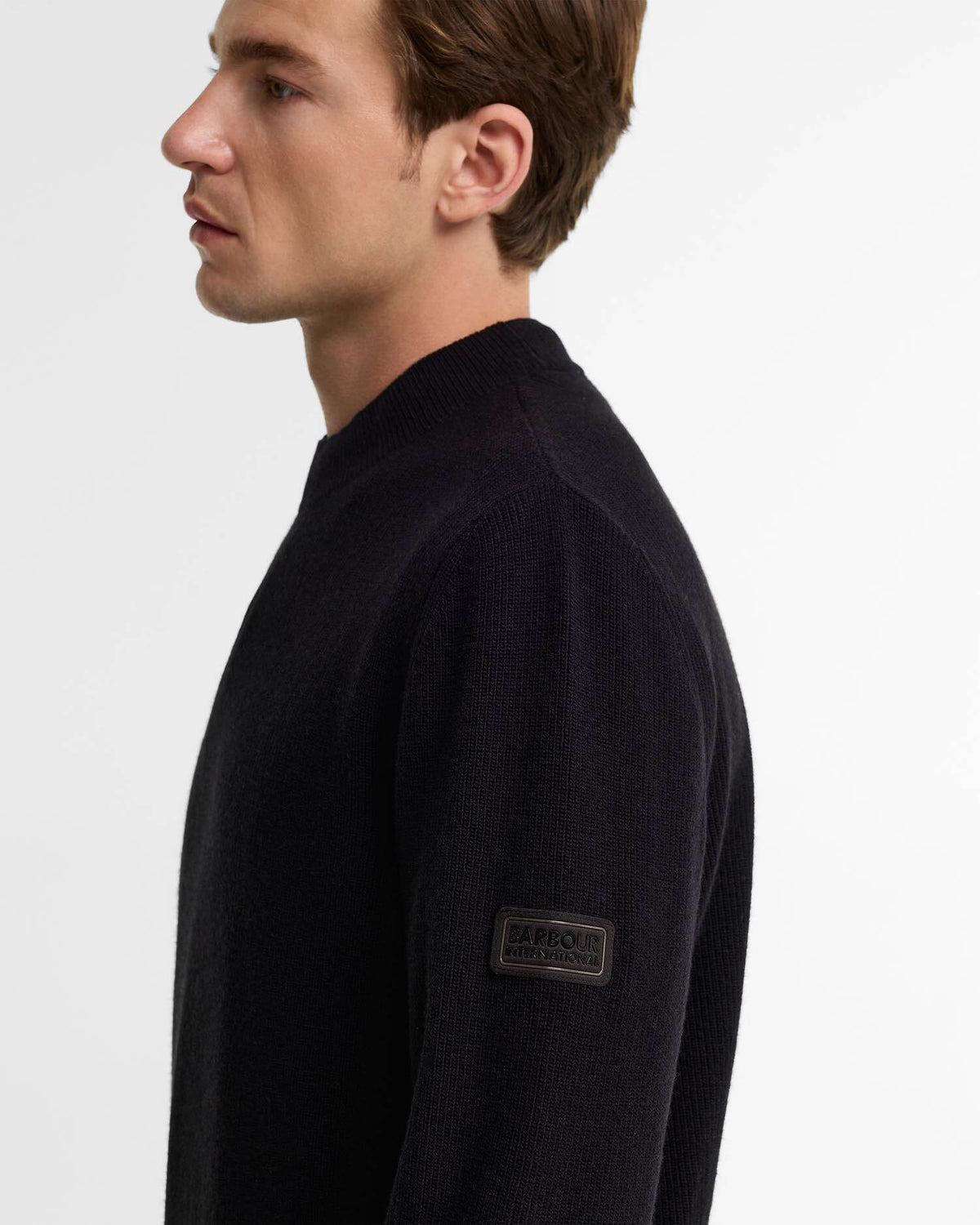 Barbour International Crawley Crew Neck Jumper - Matt O'Brien Fashions