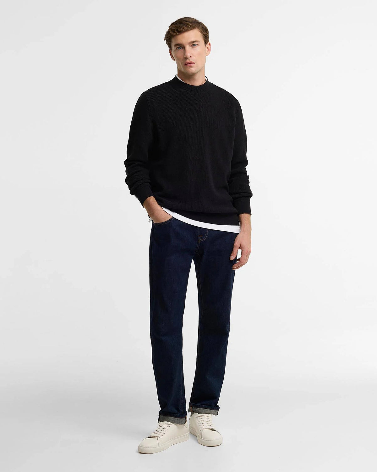Barbour International Crawley Crew Neck Jumper - Matt O'Brien Fashions