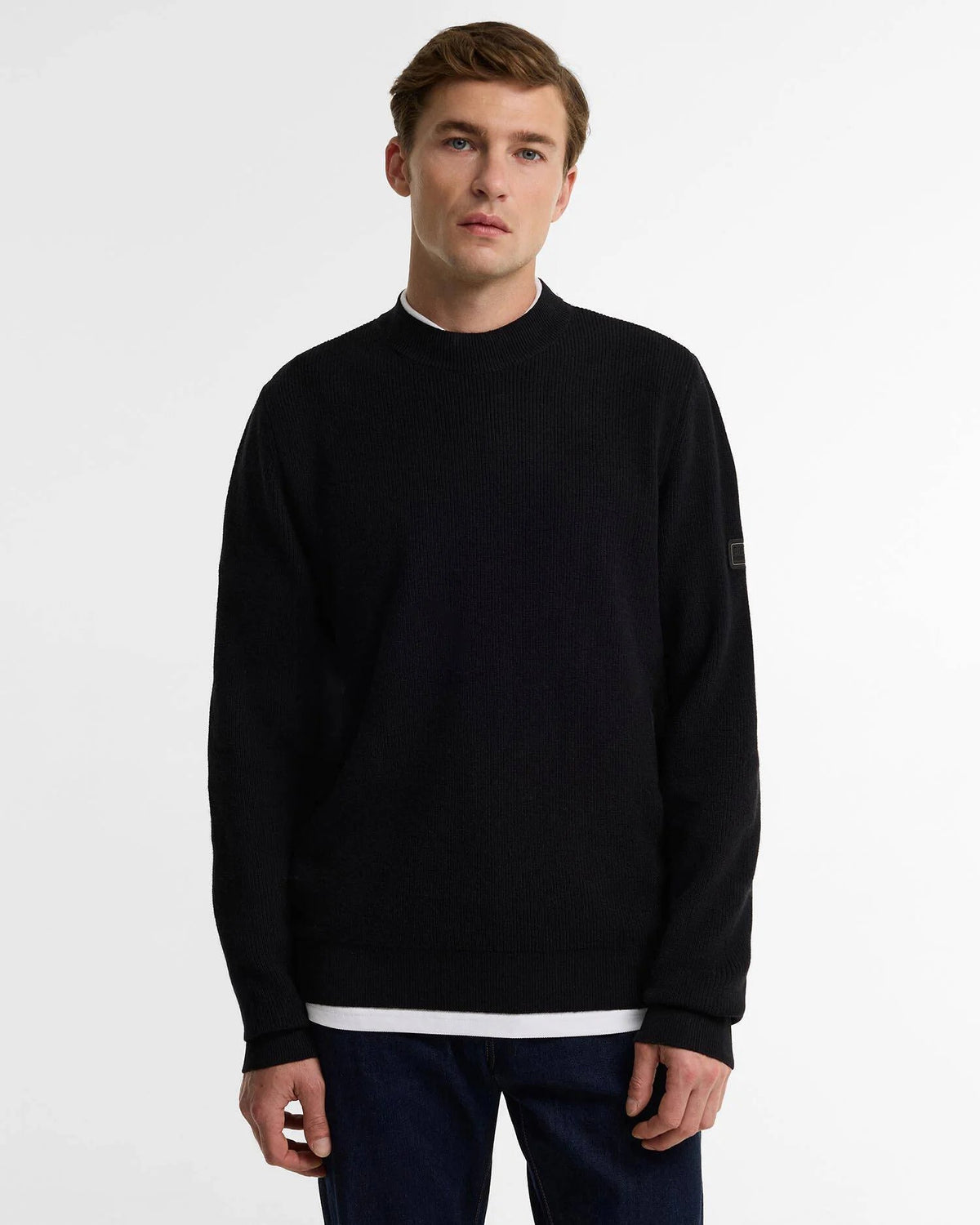 Barbour International Crawley Crew Neck Jumper - Matt O'Brien Fashions