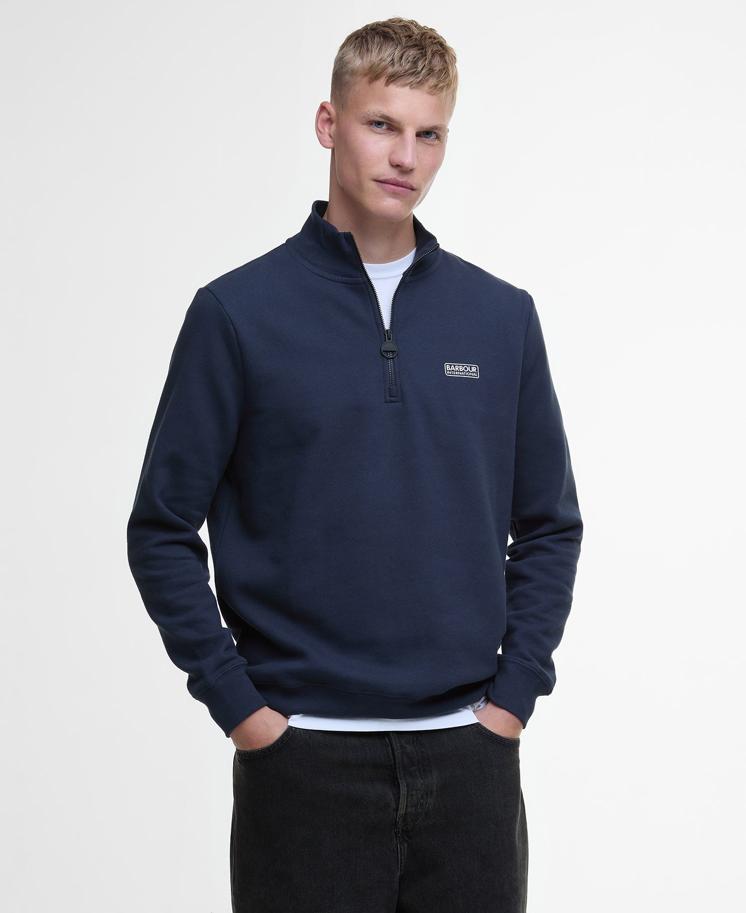 Barbour International Essential Half Zip Sweatshirt - Matt O'Brien Fashions