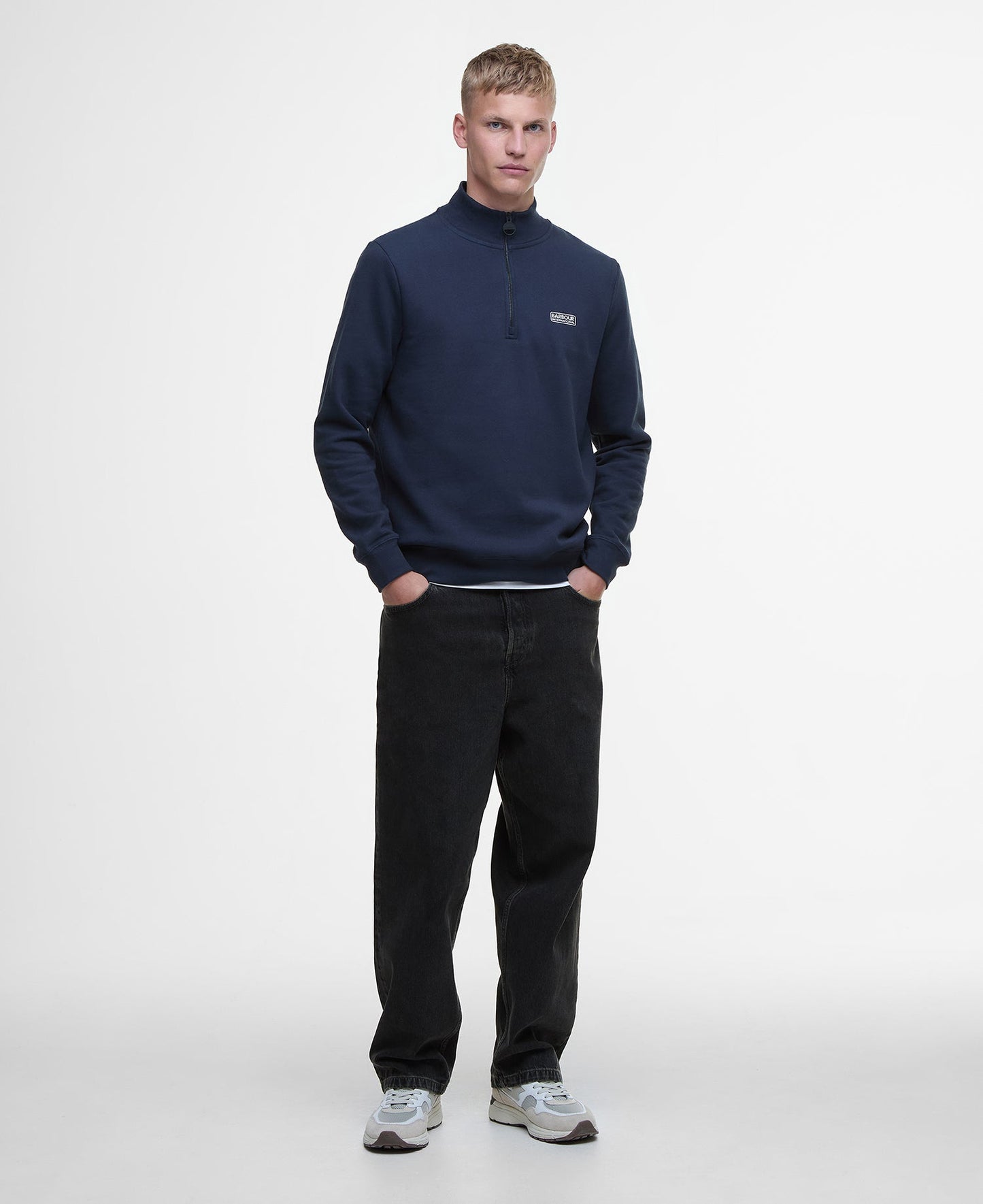 Barbour International Essential Half Zip Sweatshirt - Matt O'Brien Fashions
