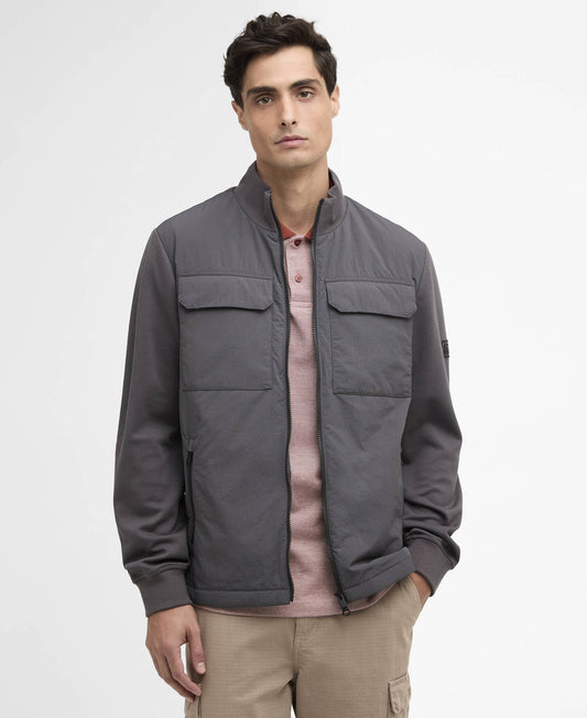 Barbour International Ethan Funnel Neck Quilted Sweat - Matt O'Brien Fashions