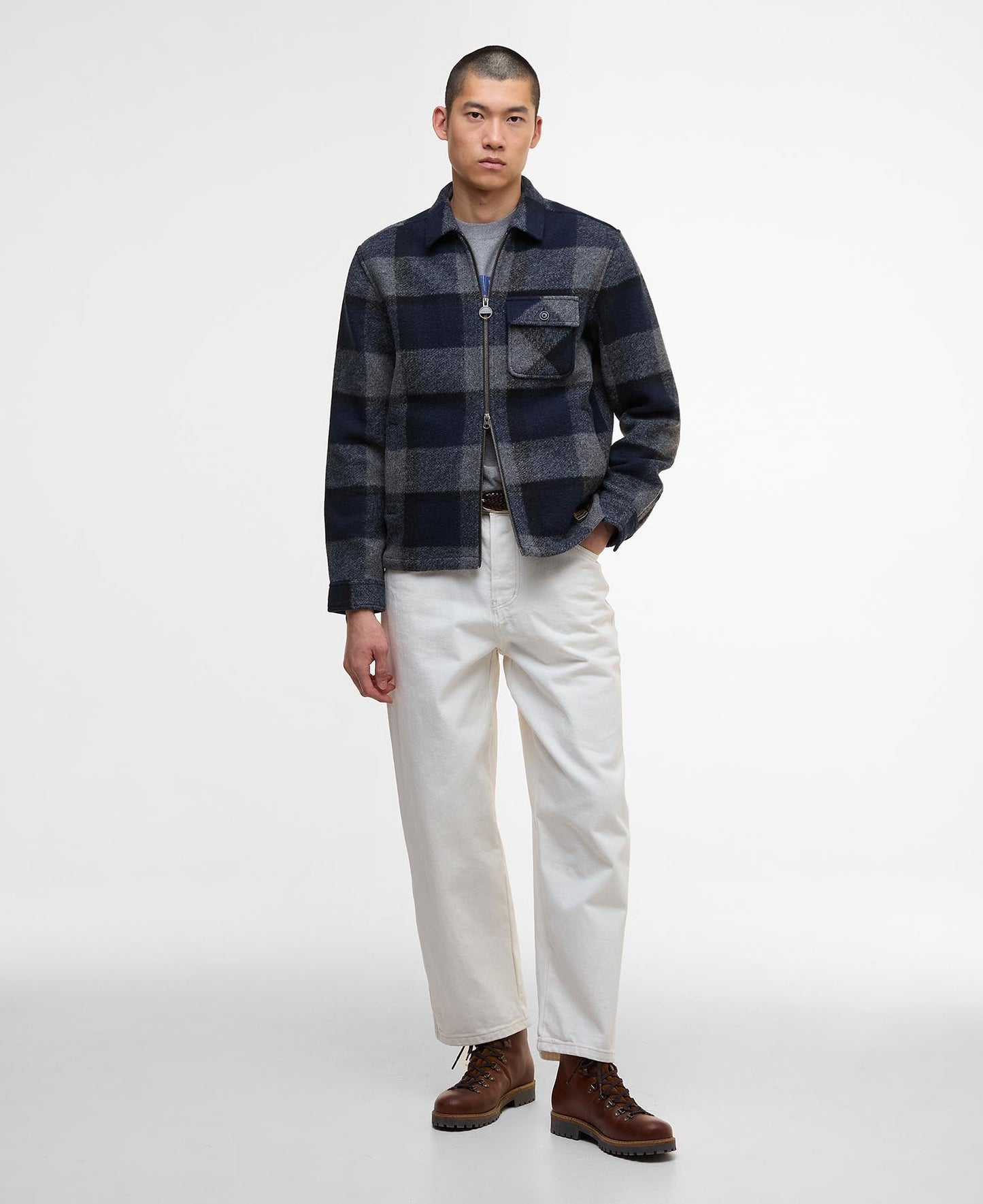 Barbour International Hailwood Fleece Overshirt - Matt O'Brien Fashions