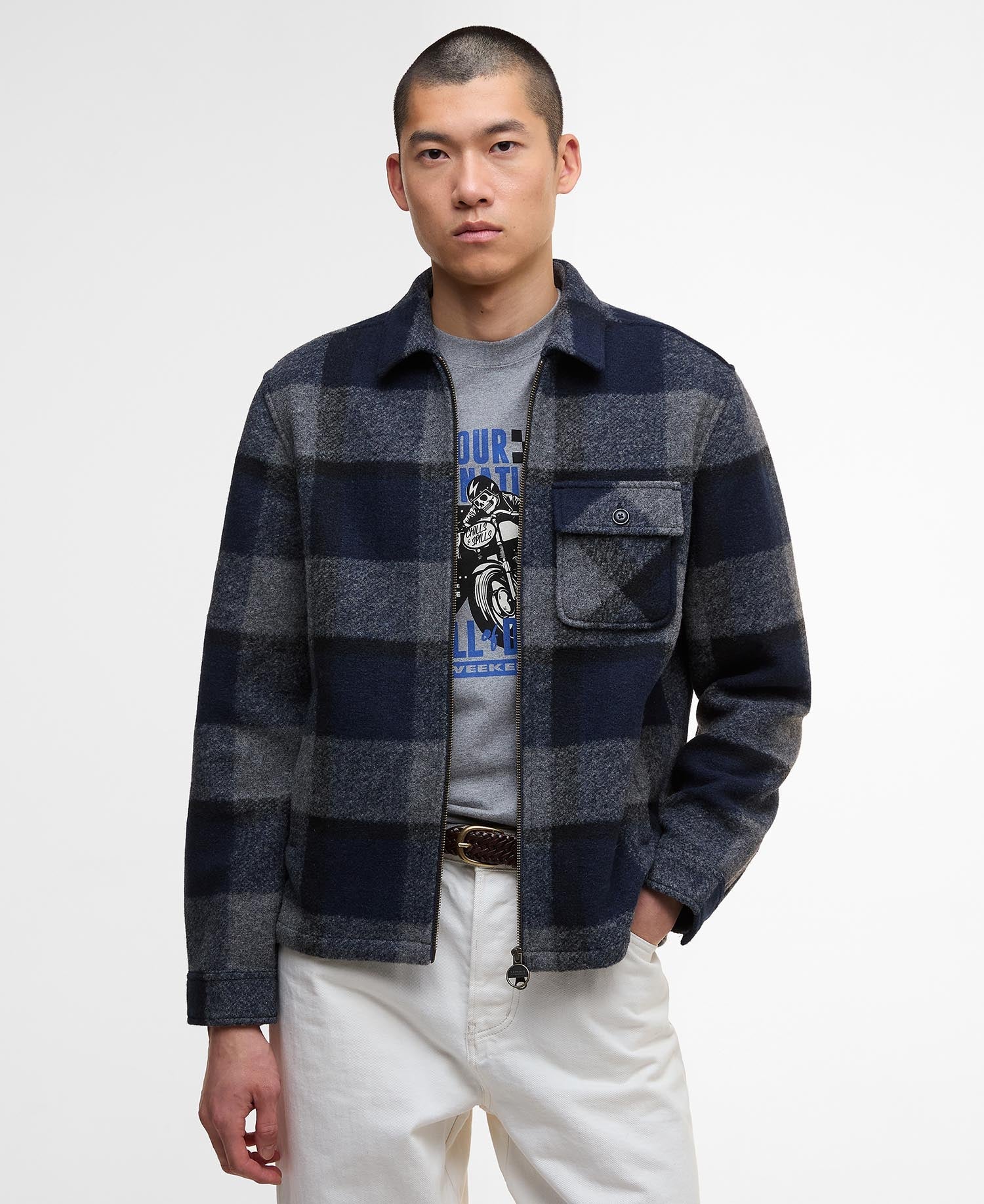 Barbour International Hailwood Fleece Overshirt - Matt O'Brien Fashions