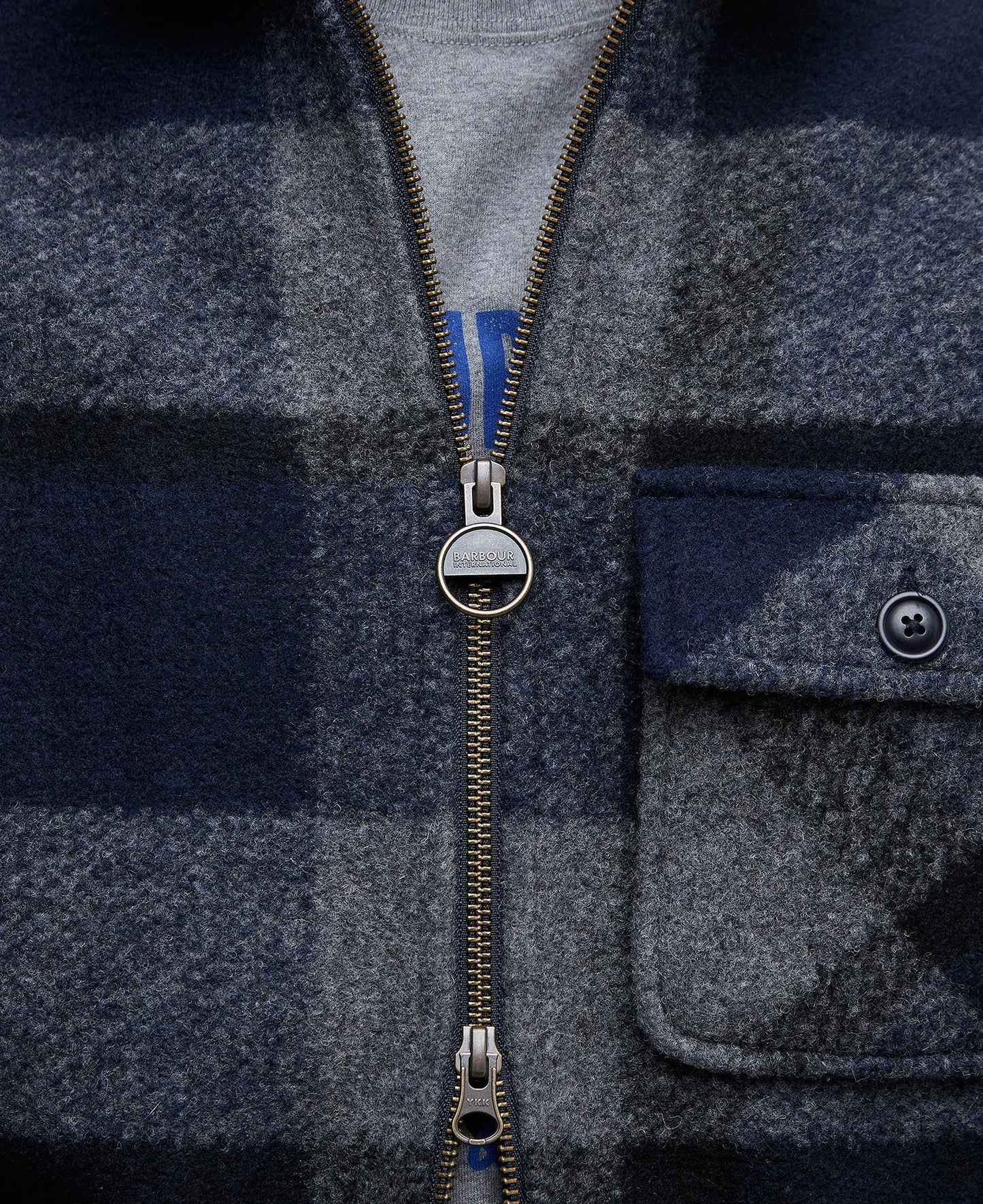 Barbour International Hailwood Fleece Overshirt - Matt O'Brien Fashions