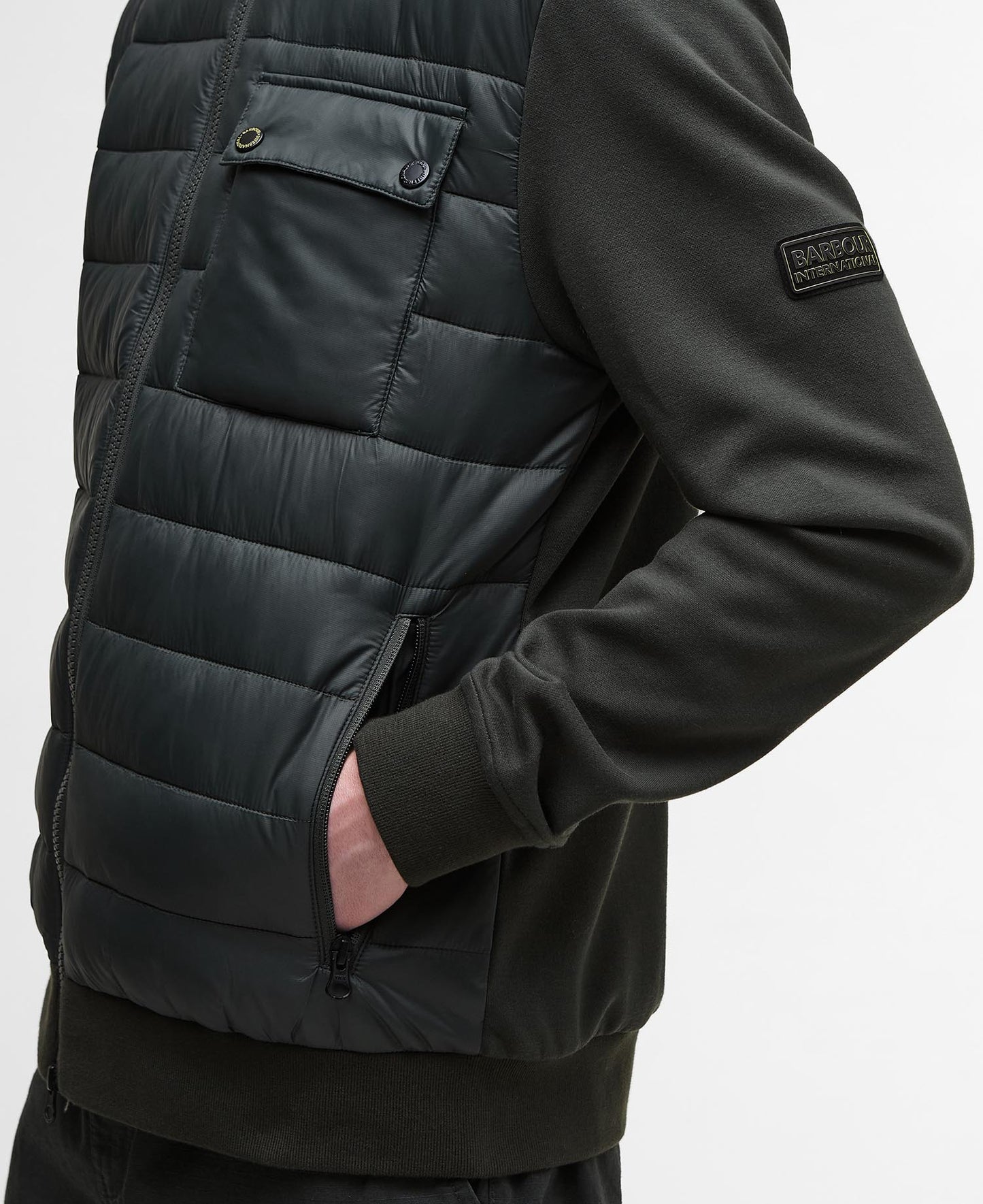 Barbour International Heysham Quilted Sweatshirt - Matt O'Brien Fashions