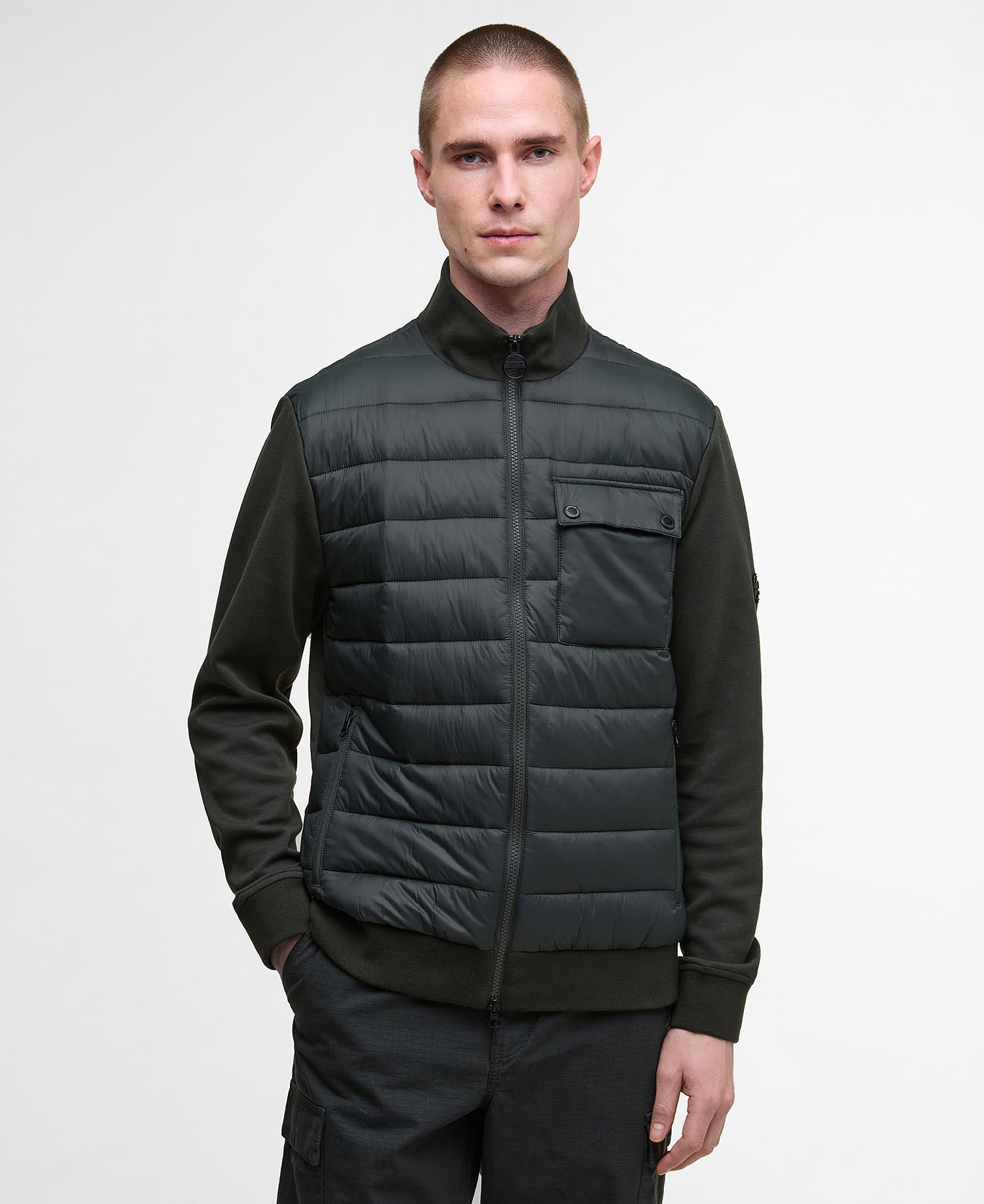 Barbour International Heysham Quilted Sweatshirt - Matt O'Brien Fashions