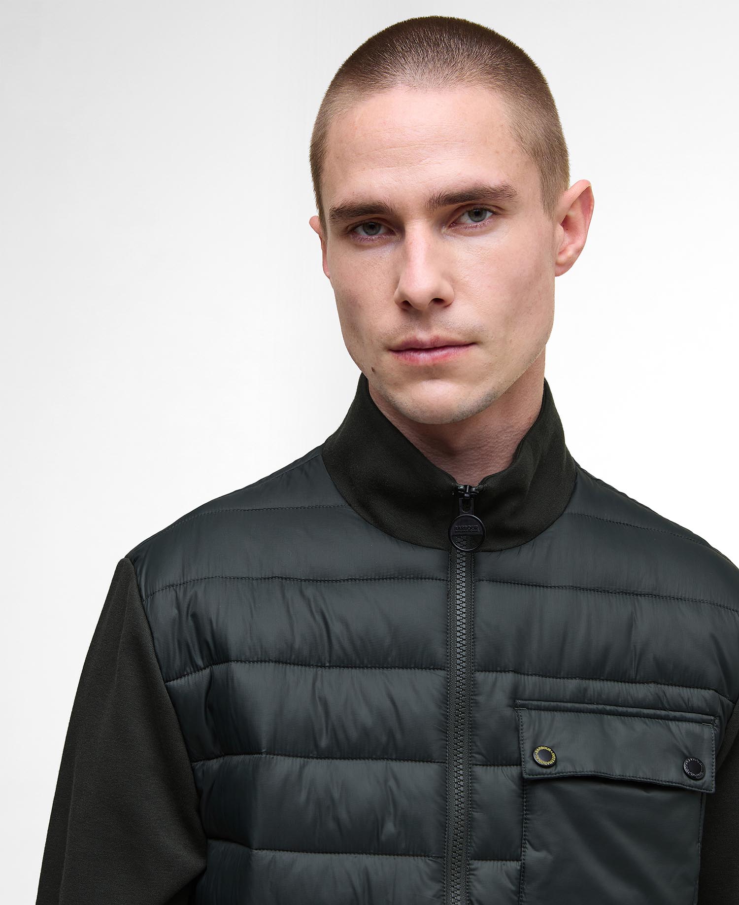 Barbour International Heysham Quilted Sweatshirt - Matt O'Brien Fashions