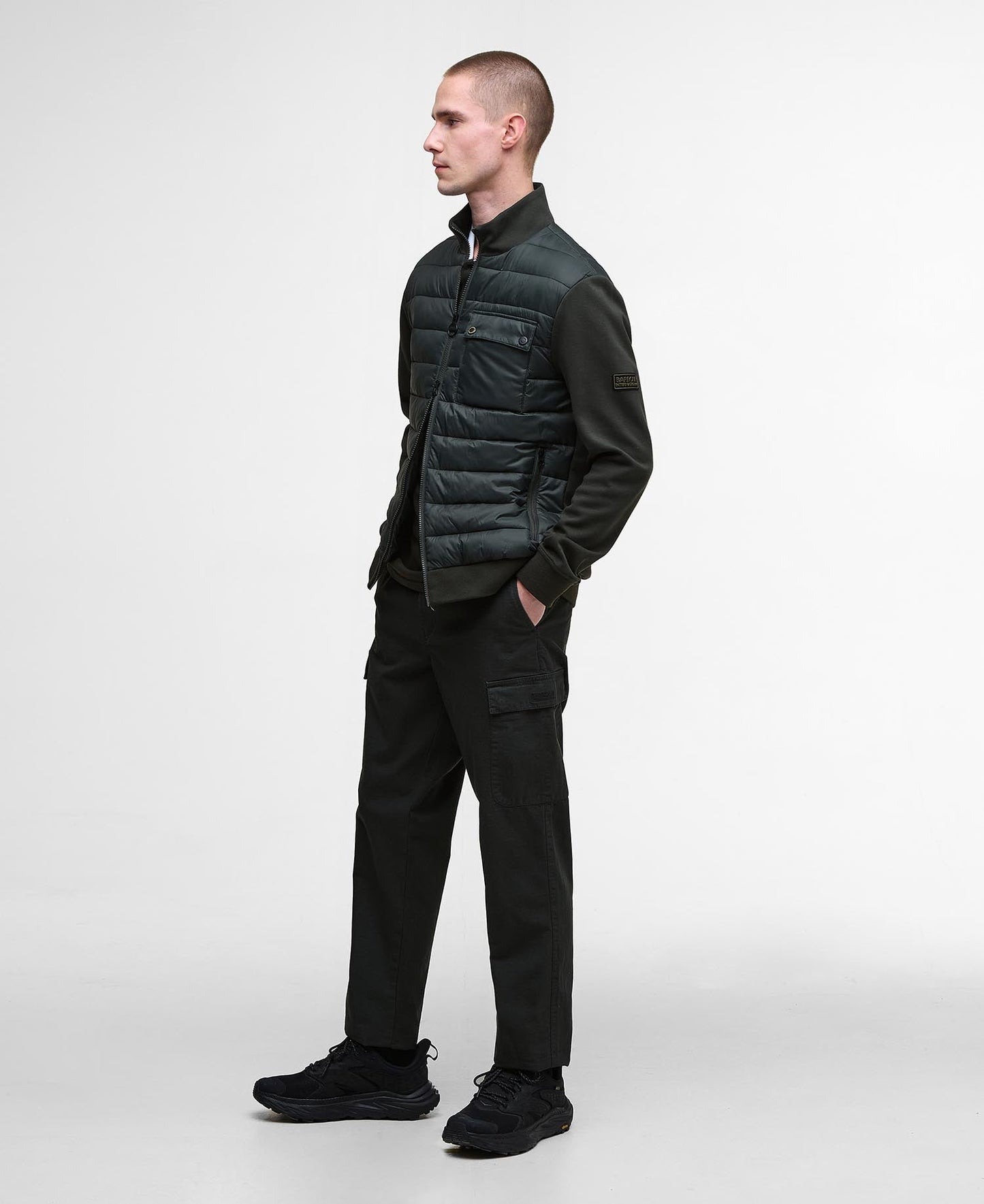 Barbour International Heysham Quilted Sweatshirt - Matt O'Brien Fashions