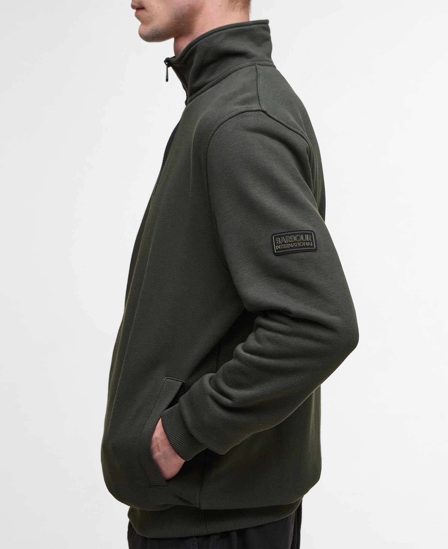 Barbour International Outline Funnel Neck Sweat - Matt O'Brien Fashions