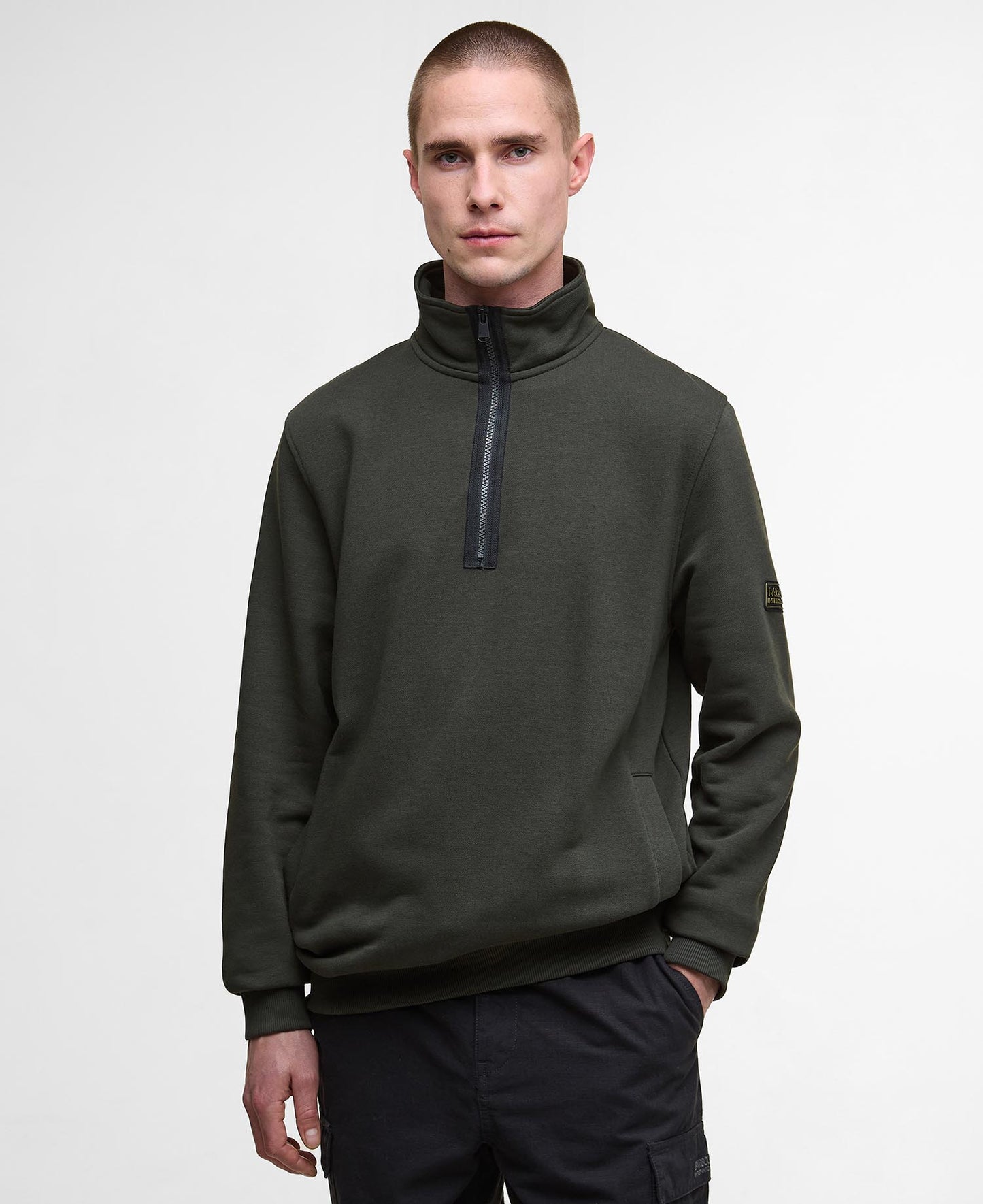 Barbour International Outline Funnel Neck Sweat - Matt O'Brien Fashions