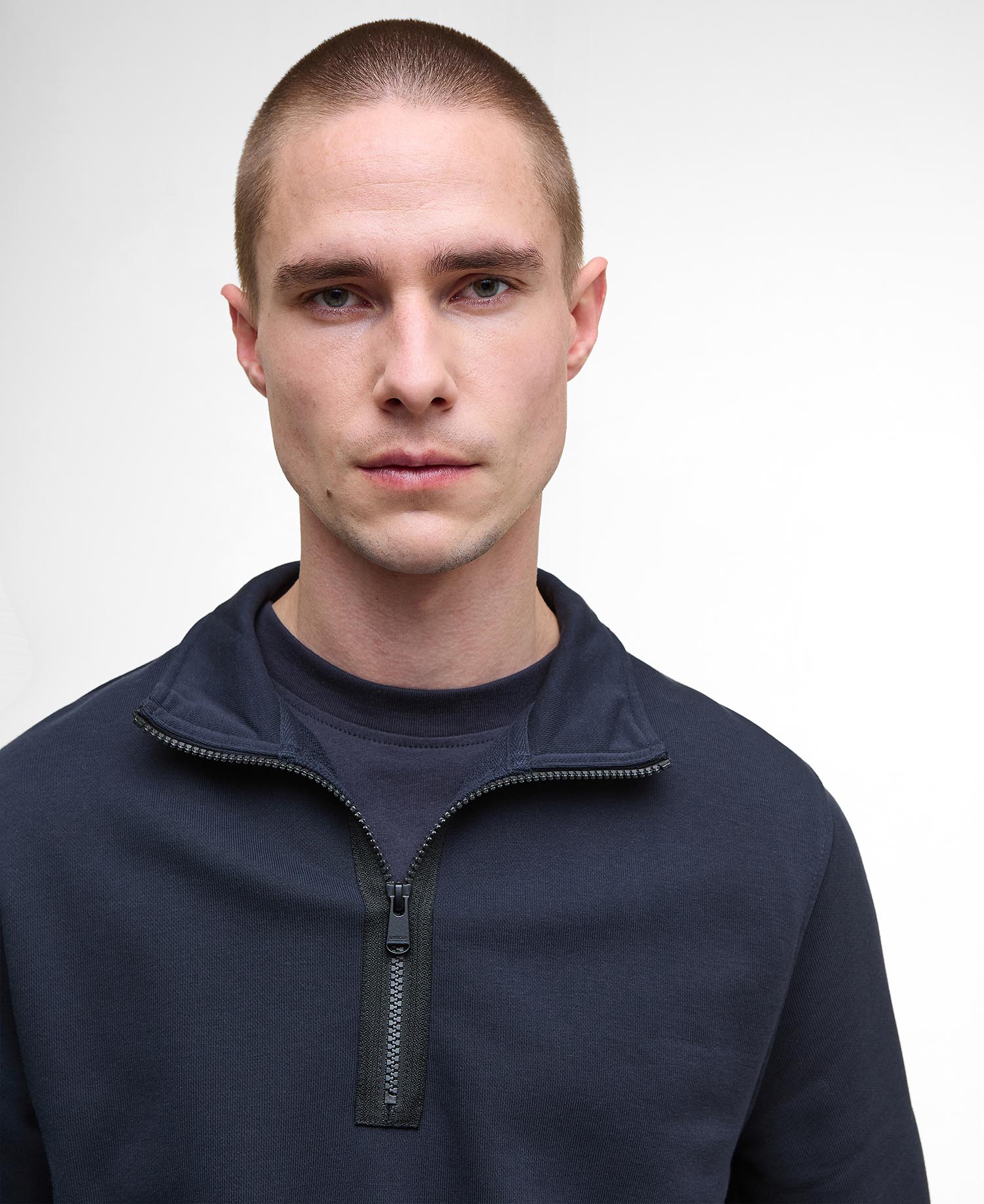Barbour International Outline Funnel Neck Sweat - Matt O'Brien Fashions