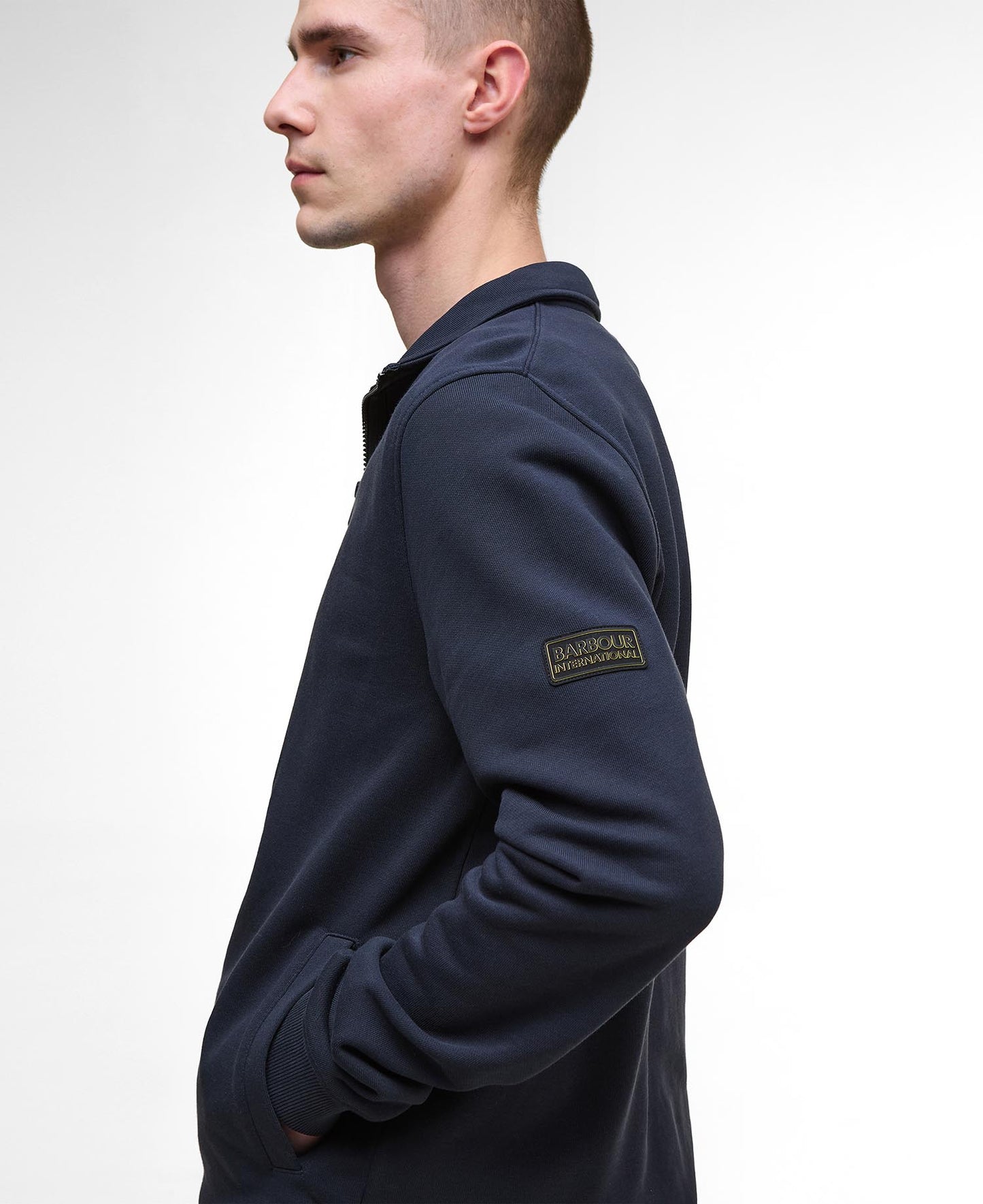 Barbour International Outline Funnel Neck Sweat - Matt O'Brien Fashions