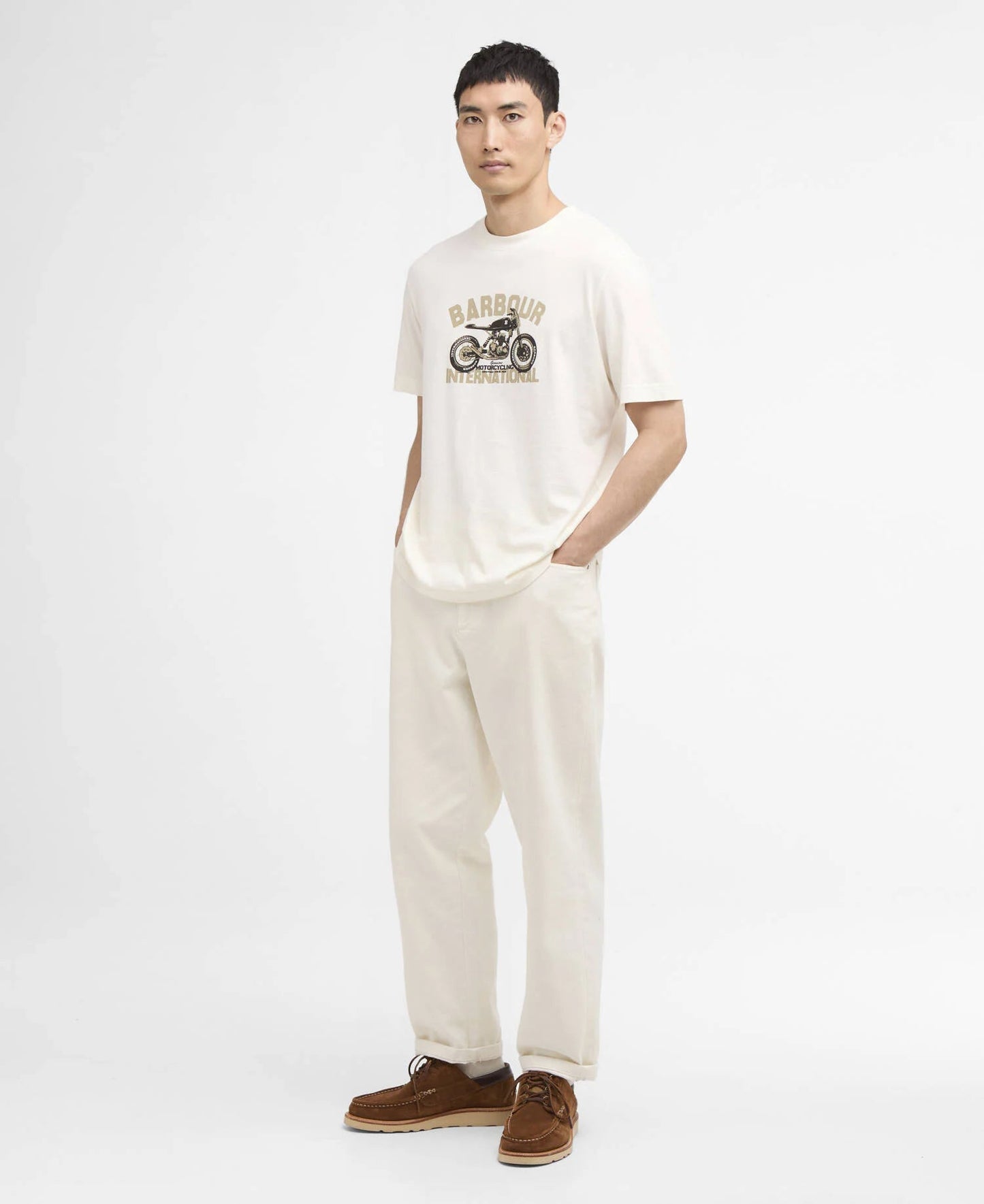 Barbour International Shifter Graphic Print T-Shirt - Matt O'Brien Fashions