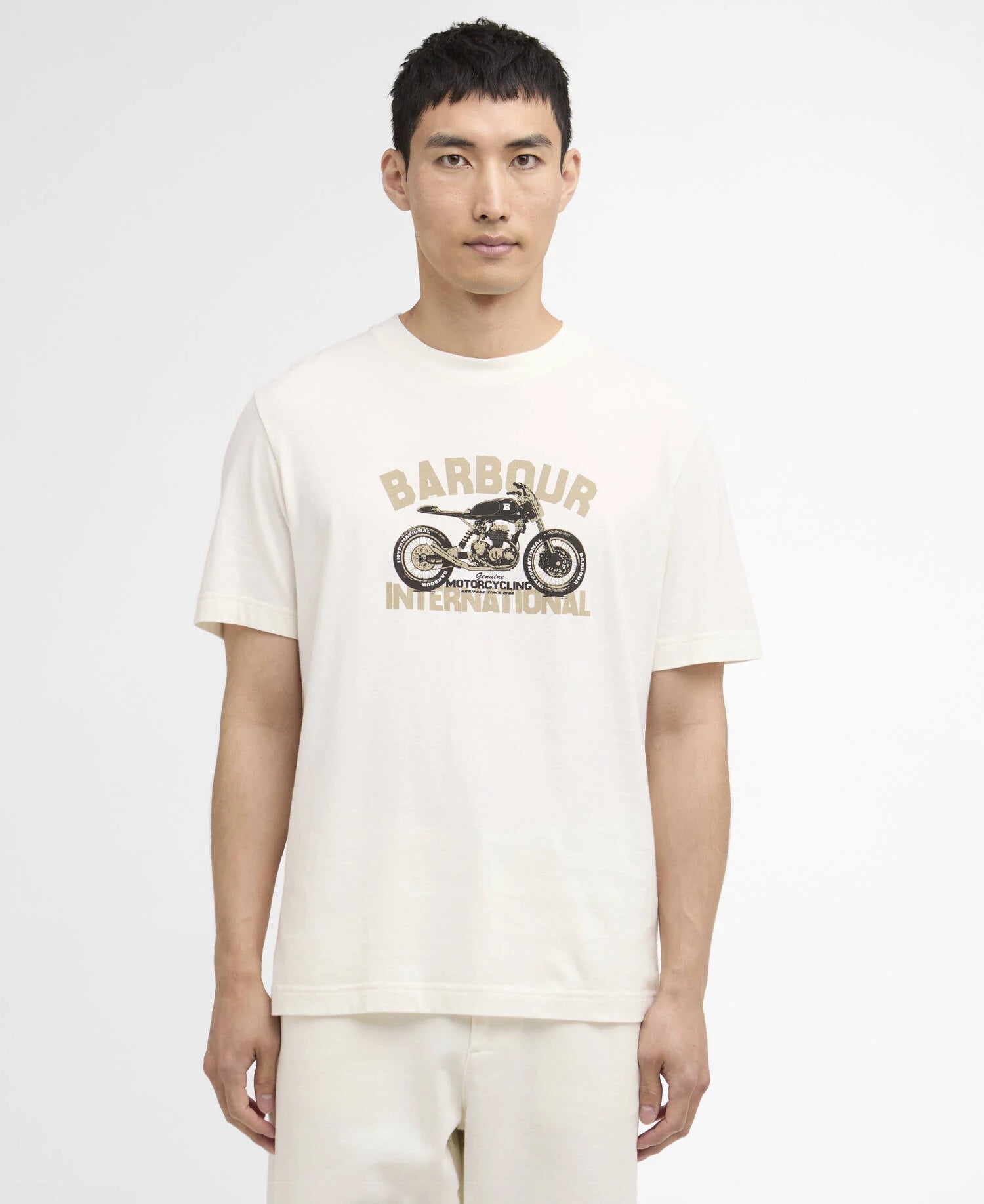 Barbour International Shifter Graphic Print T-Shirt - Matt O'Brien Fashions