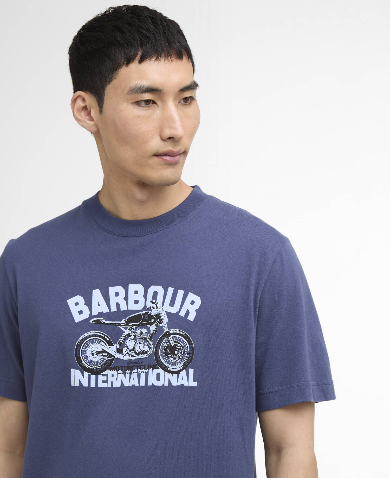 Barbour International Shifter Graphic Print T-Shirt - Matt O'Brien Fashions