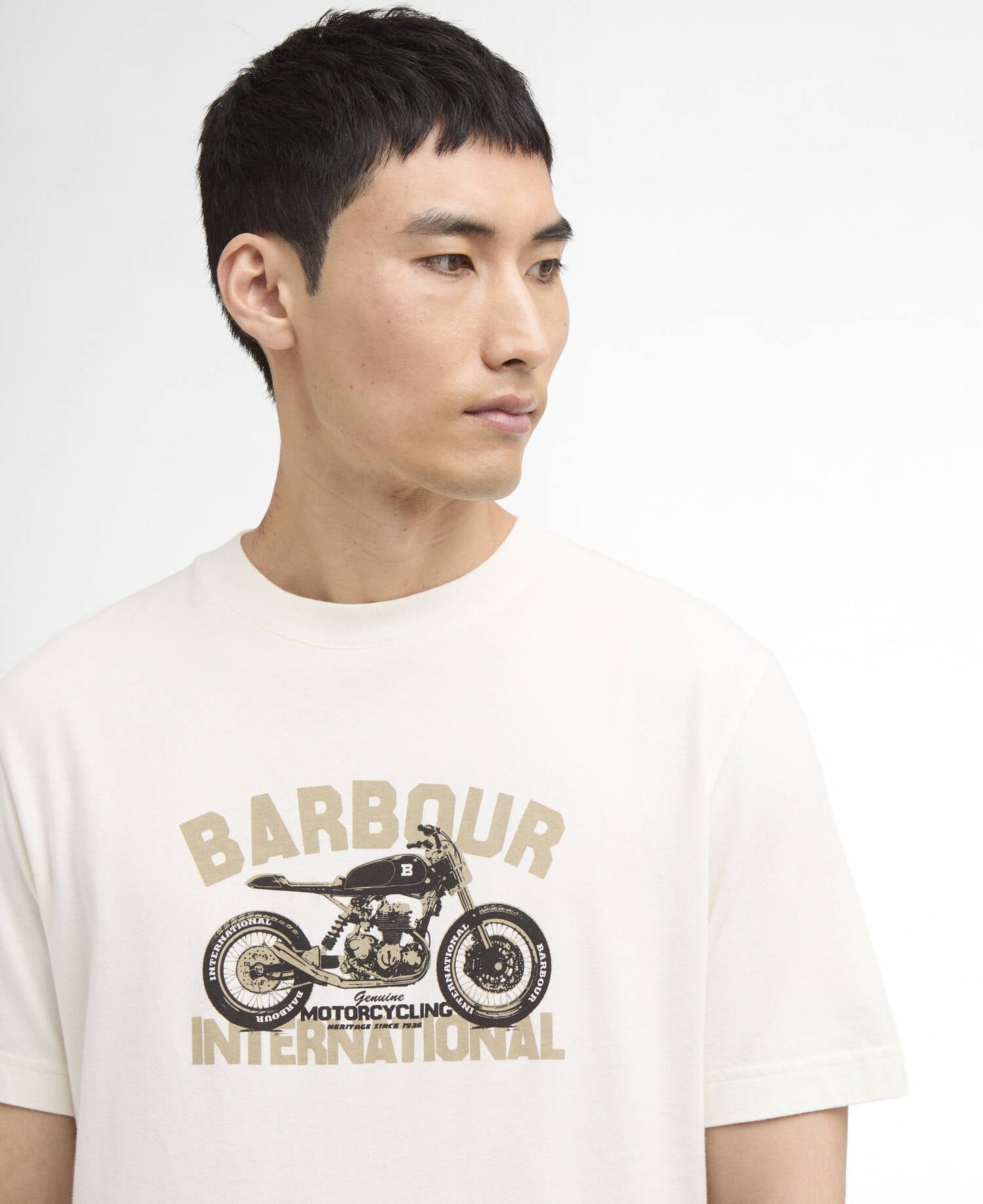 Barbour International Shifter Graphic Print T-Shirt - Matt O'Brien Fashions