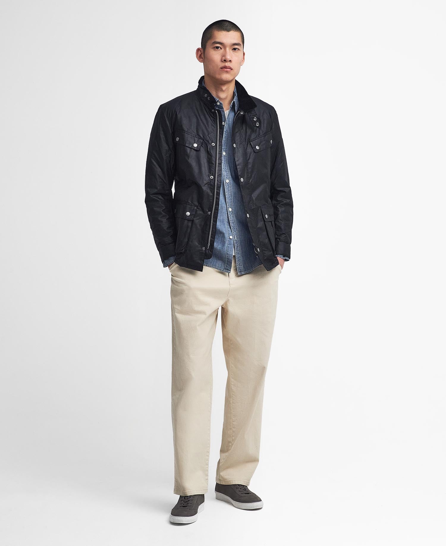 Barbour International Tourer Duke Wax Jacket - Matt O'Brien Fashions