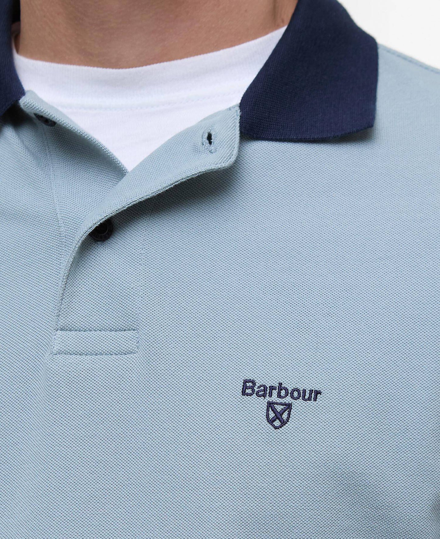 Barbour Lynmouth Contrast Collar Polo - Matt O'Brien Fashions