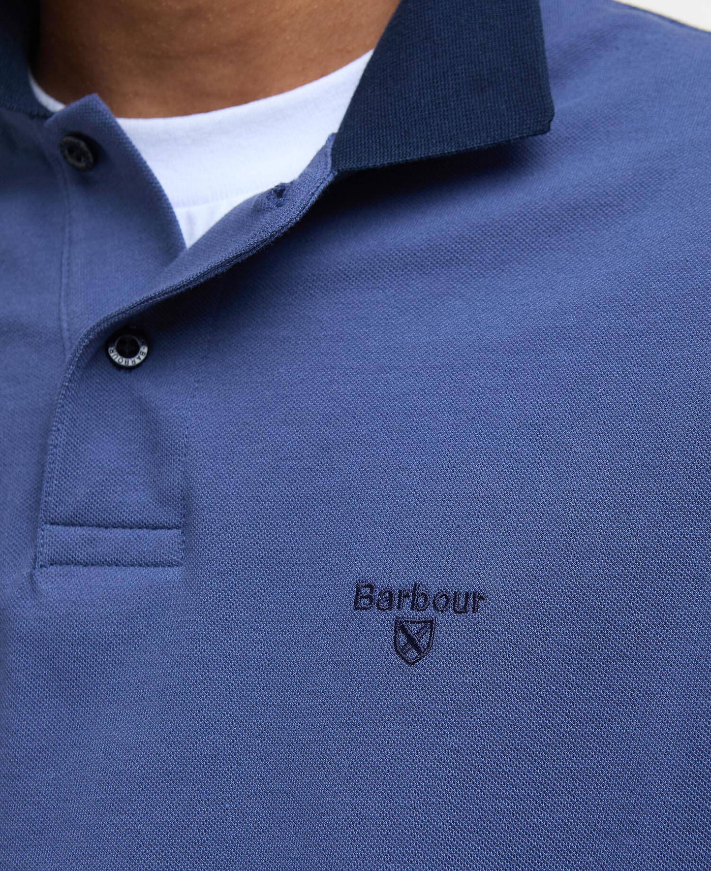 Barbour Lynmouth Contrast Collar Polo - Matt O'Brien Fashions