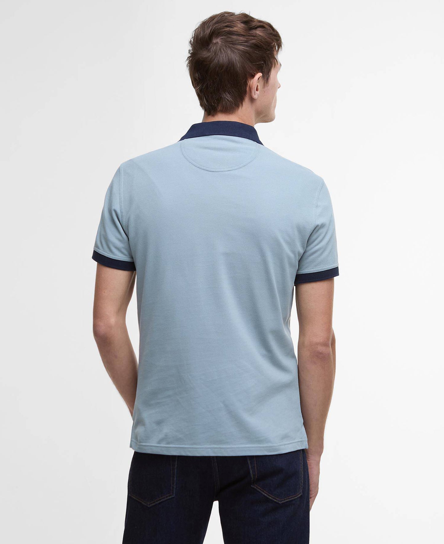 Barbour Lynmouth Contrast Collar Polo - Matt O'Brien Fashions