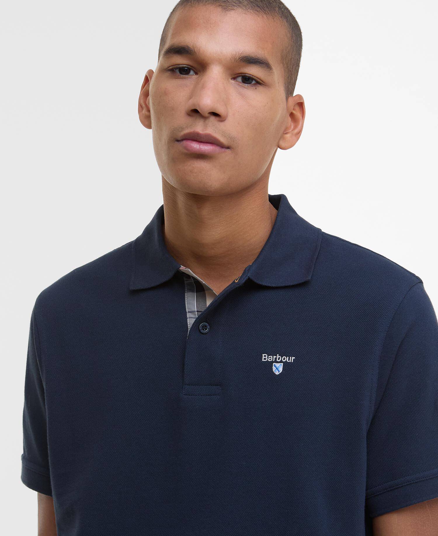 Barbour Tartan Pique Polo - Matt O'Brien Fashions