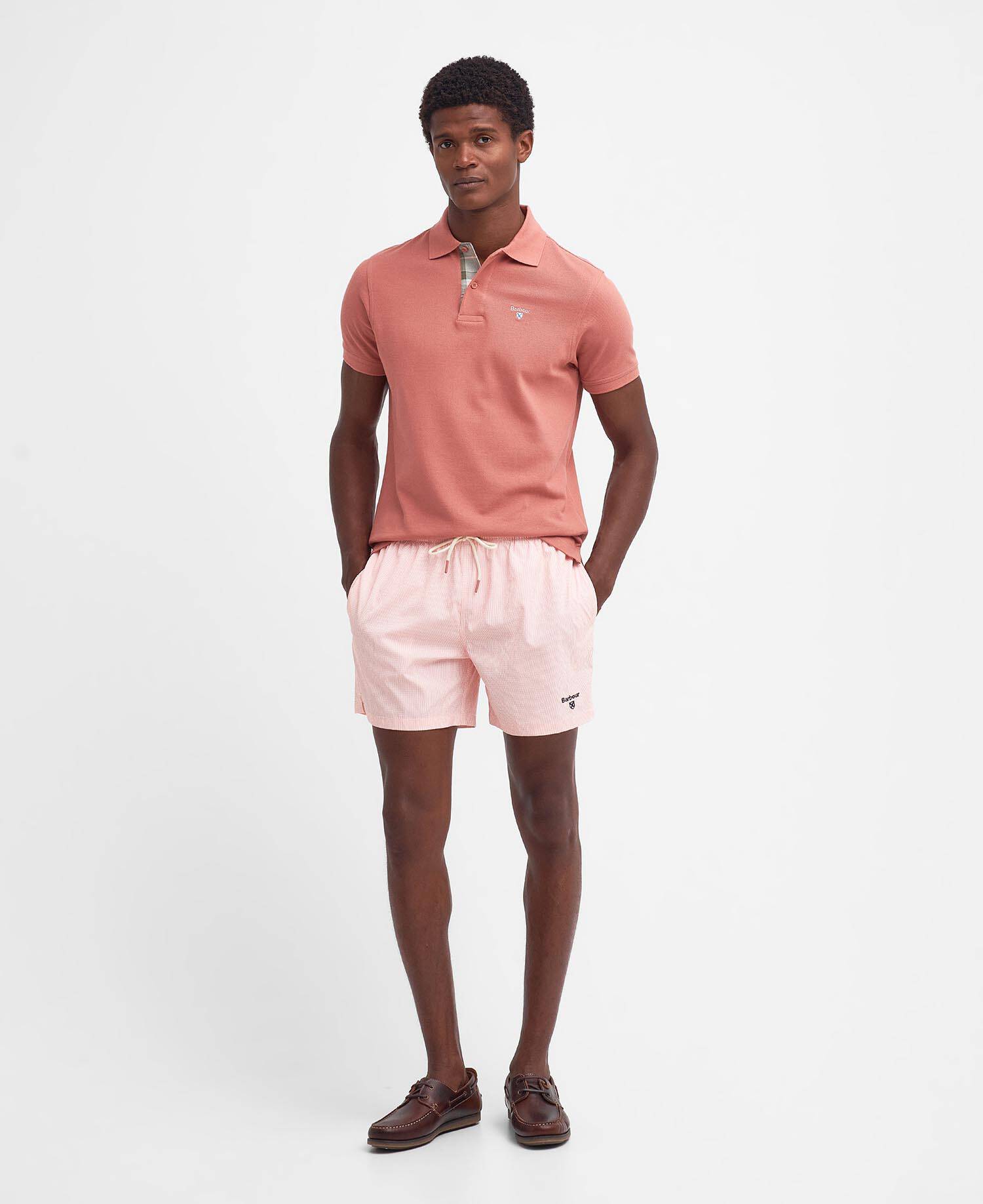Barbour Tartan Pique Polo - Matt O'Brien Fashions