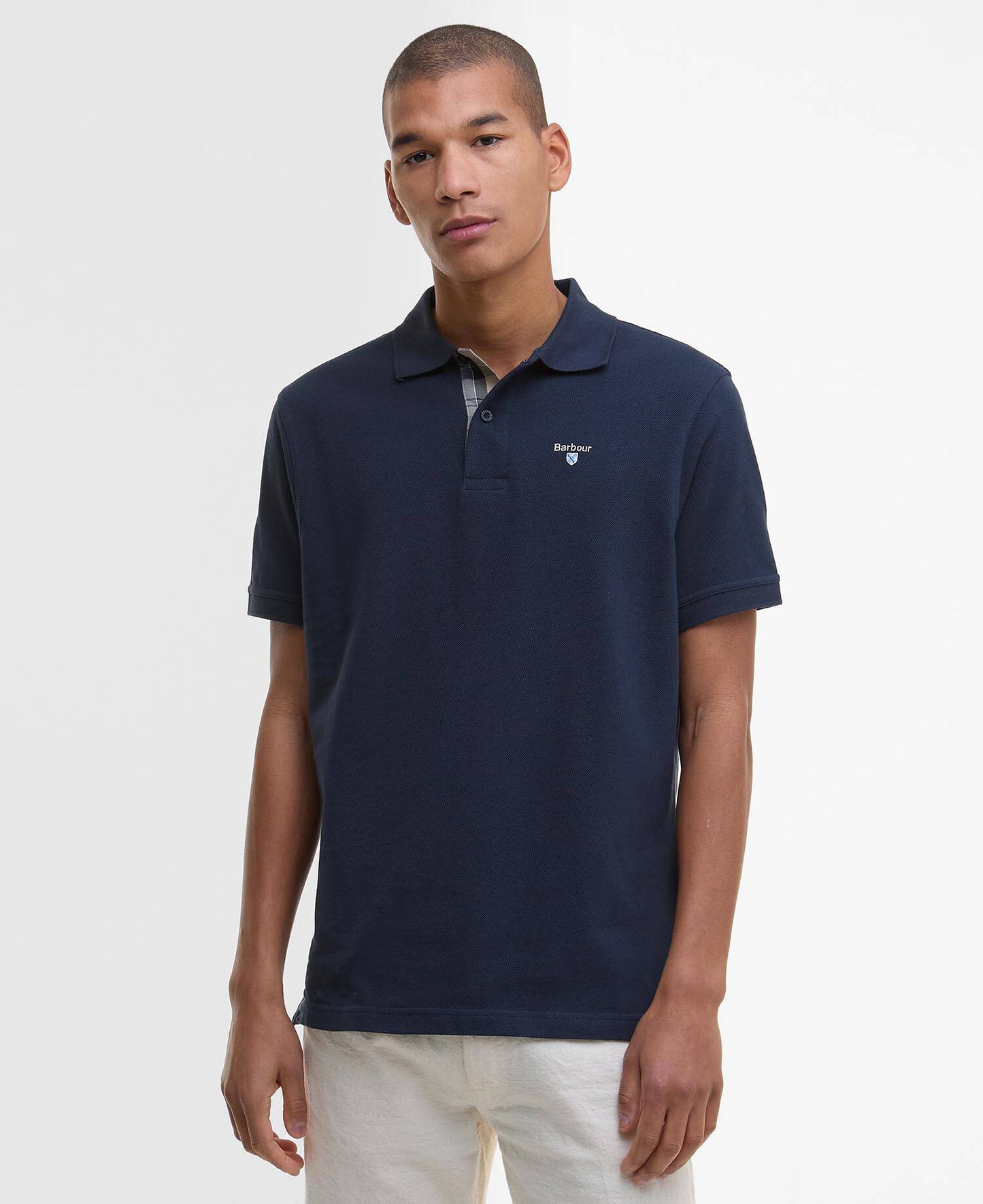 Barbour Tartan Pique Polo - Matt O'Brien Fashions