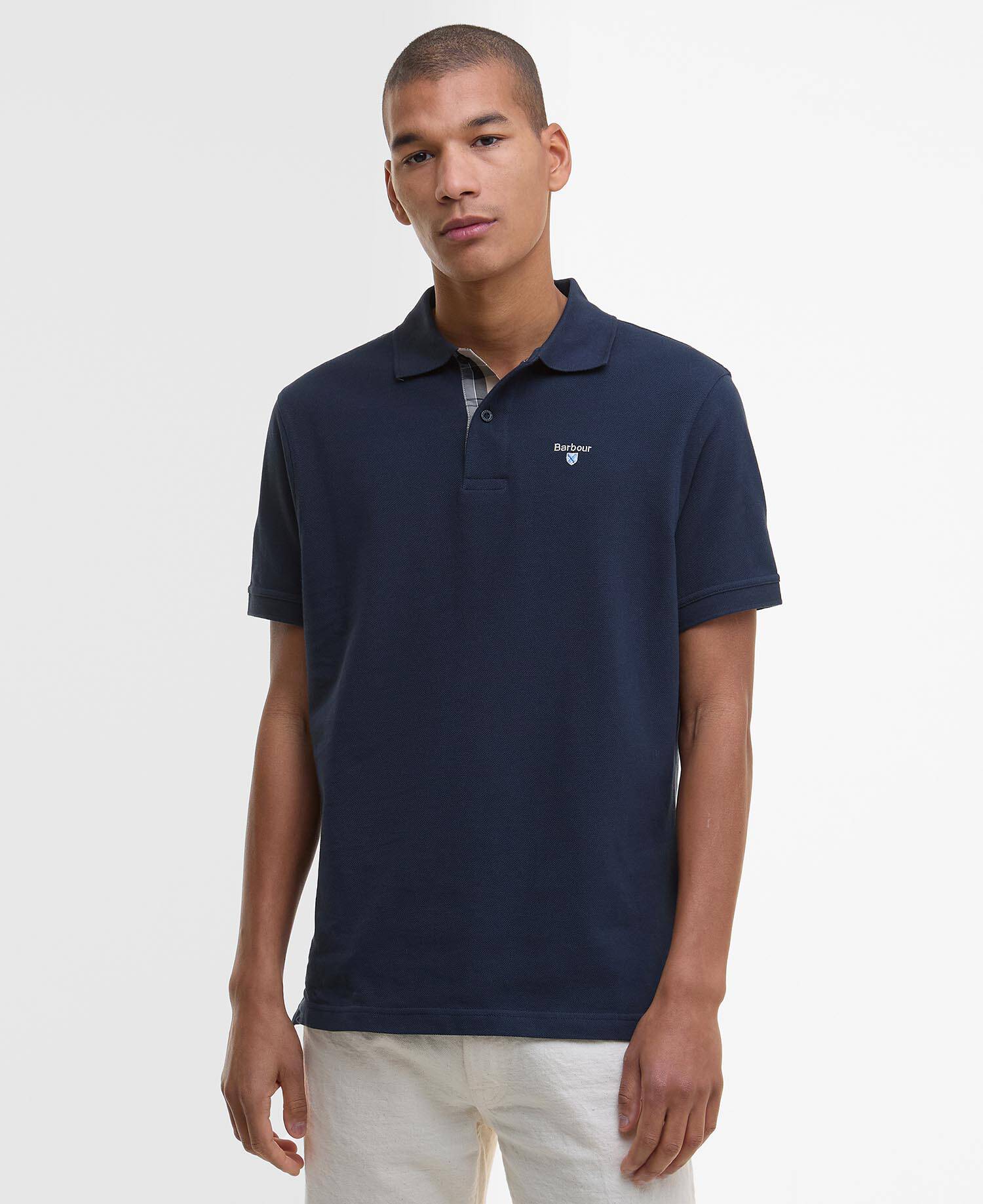 Barbour Tartan Pique Polo - Matt O'Brien Fashions