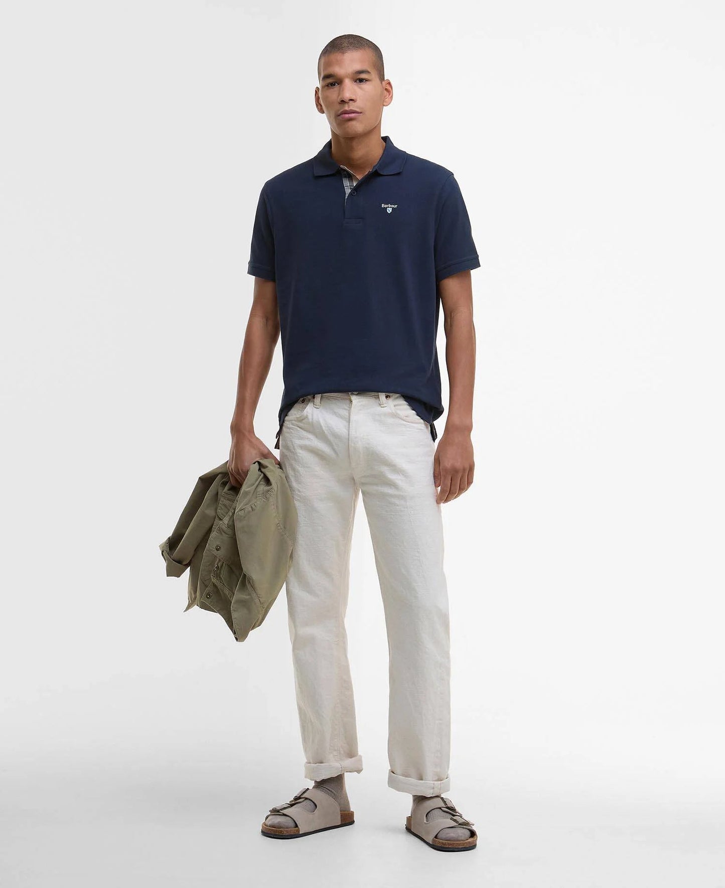 Barbour Tartan Pique Polo - Matt O'Brien Fashions
