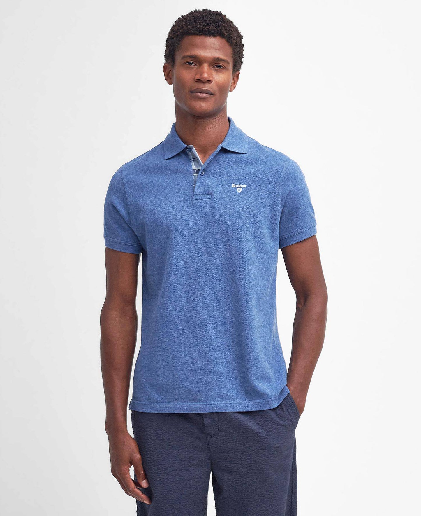 Barbour Tartan Pique Polo - Matt O'Brien Fashions