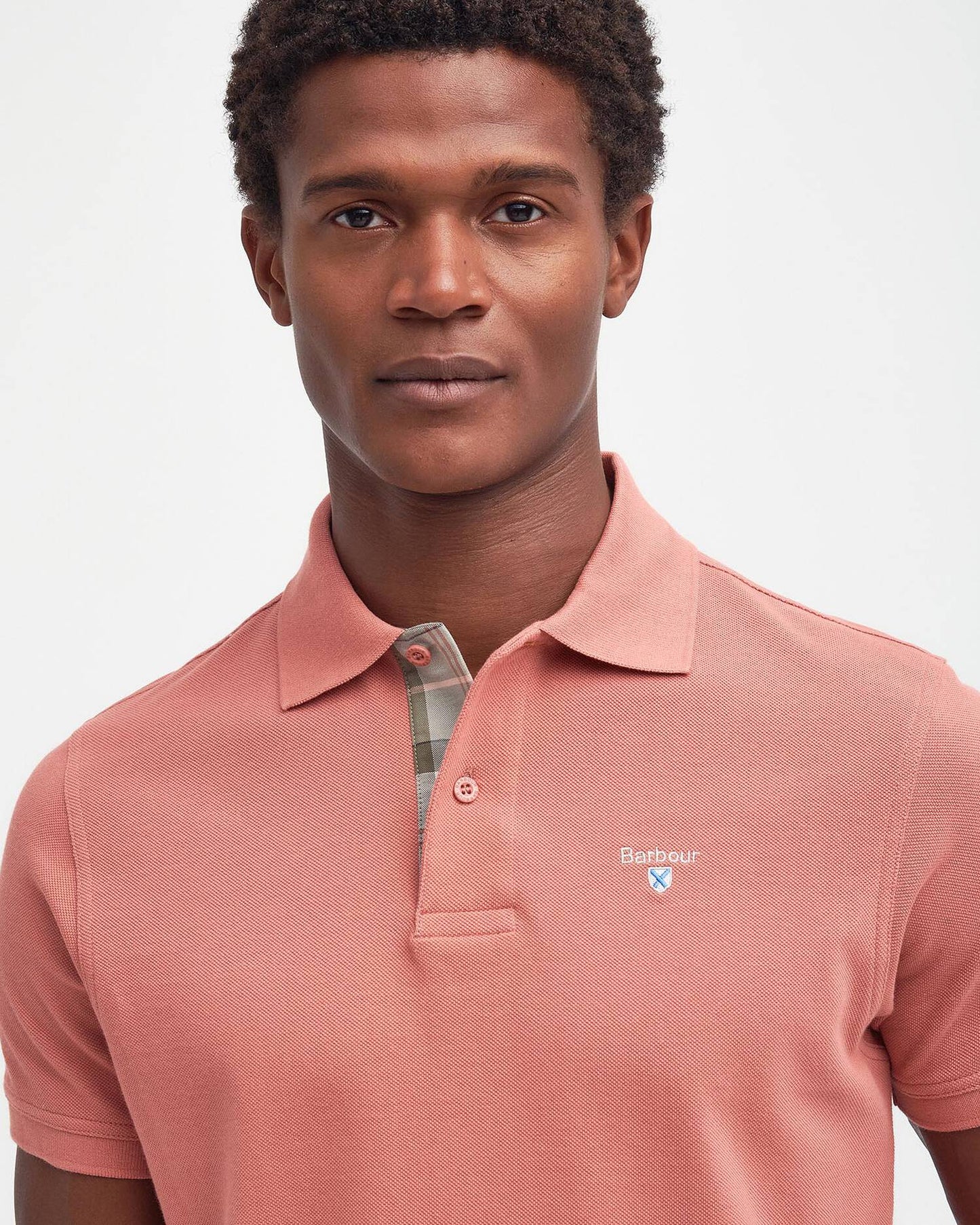 Barbour Tartan Pique Polo - Matt O'Brien Fashions