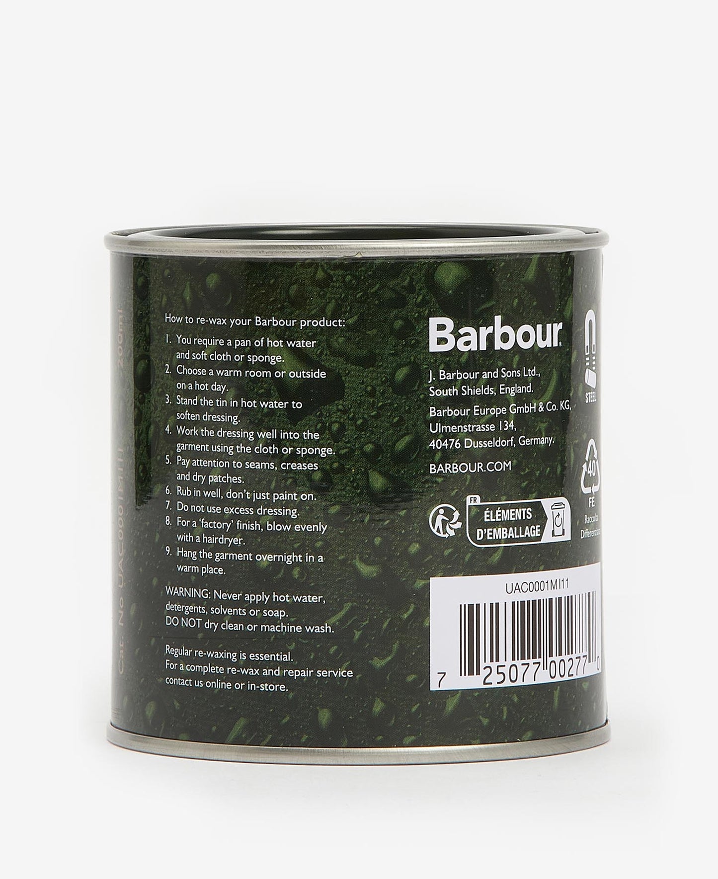 Barbour Thornproof Wax Dressing - Matt O'Brien Fashions