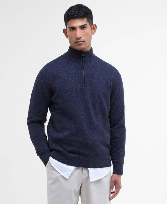 Barbour Tisbury Half Zip Jumper - Matt O'Brien Fashions