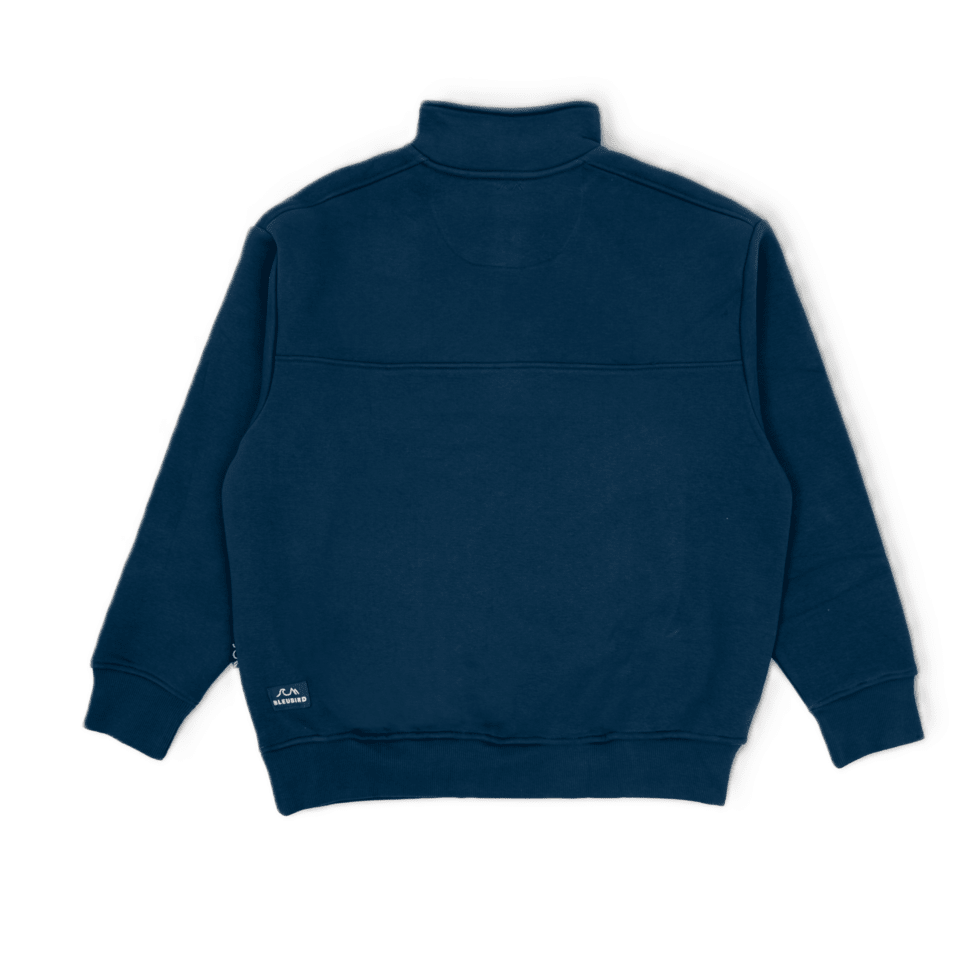Bleubird Bracken Quarter Zip Sweat - Matt O'Brien Fashions