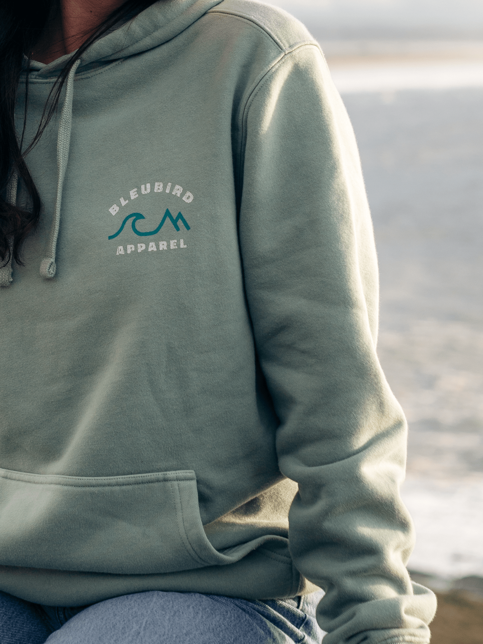 Bleubird Sage Horizon Hoody - Matt O'Brien Fashions