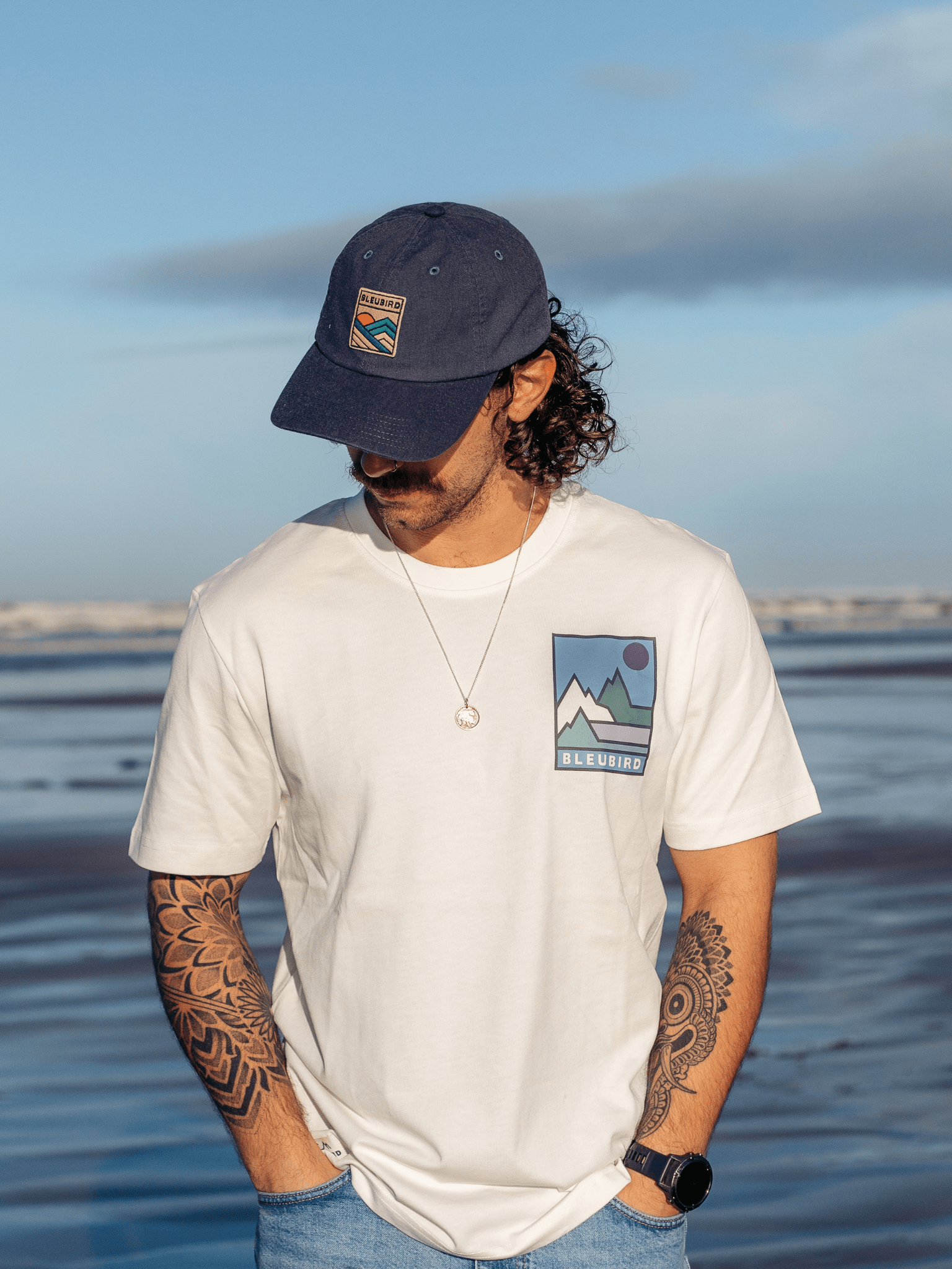 Bleubird Waypoint Tee - Matt O'Brien Fashions