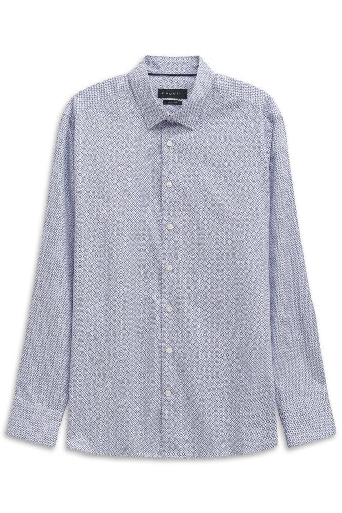 Bugatti Geo Print Smart Casual Shirt - Matt O'Brien Fashions