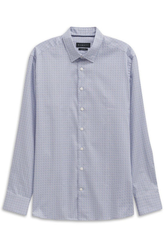 Bugatti Geo Print Smart Casual Shirt - Matt O'Brien Fashions