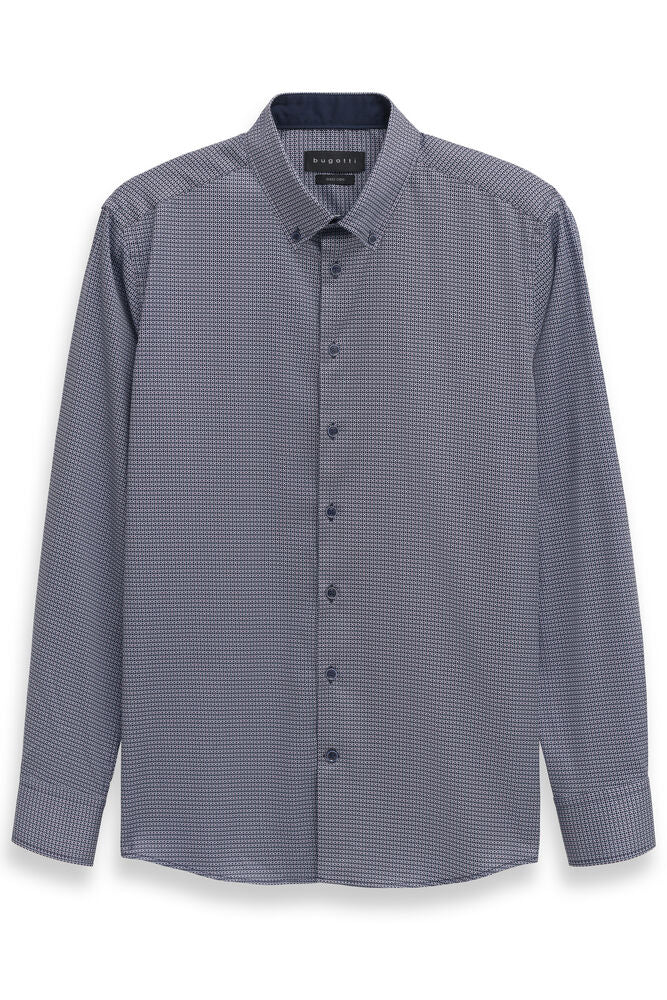 Bugatti Printed Smart Casual Shirt - Matt O'Brien Fashions